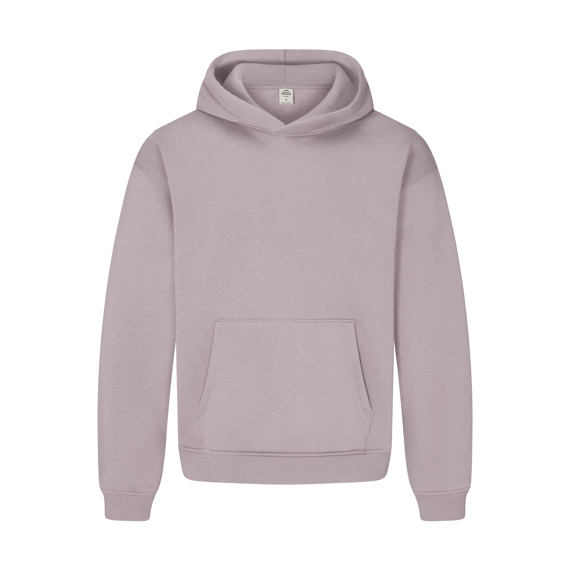 SKIMS FLEECE LOUNGE MENS RELAXED HOODIE | SHADOW