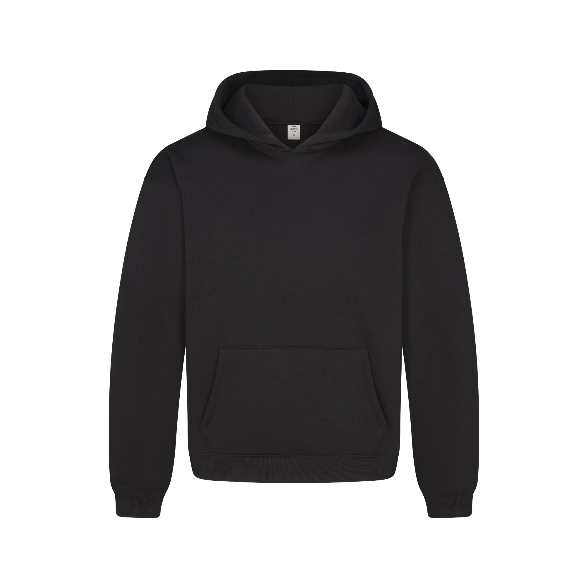 SKIMS FLEECE LOUNGE MENS RELAXED HOODIE | WASHED ONYX