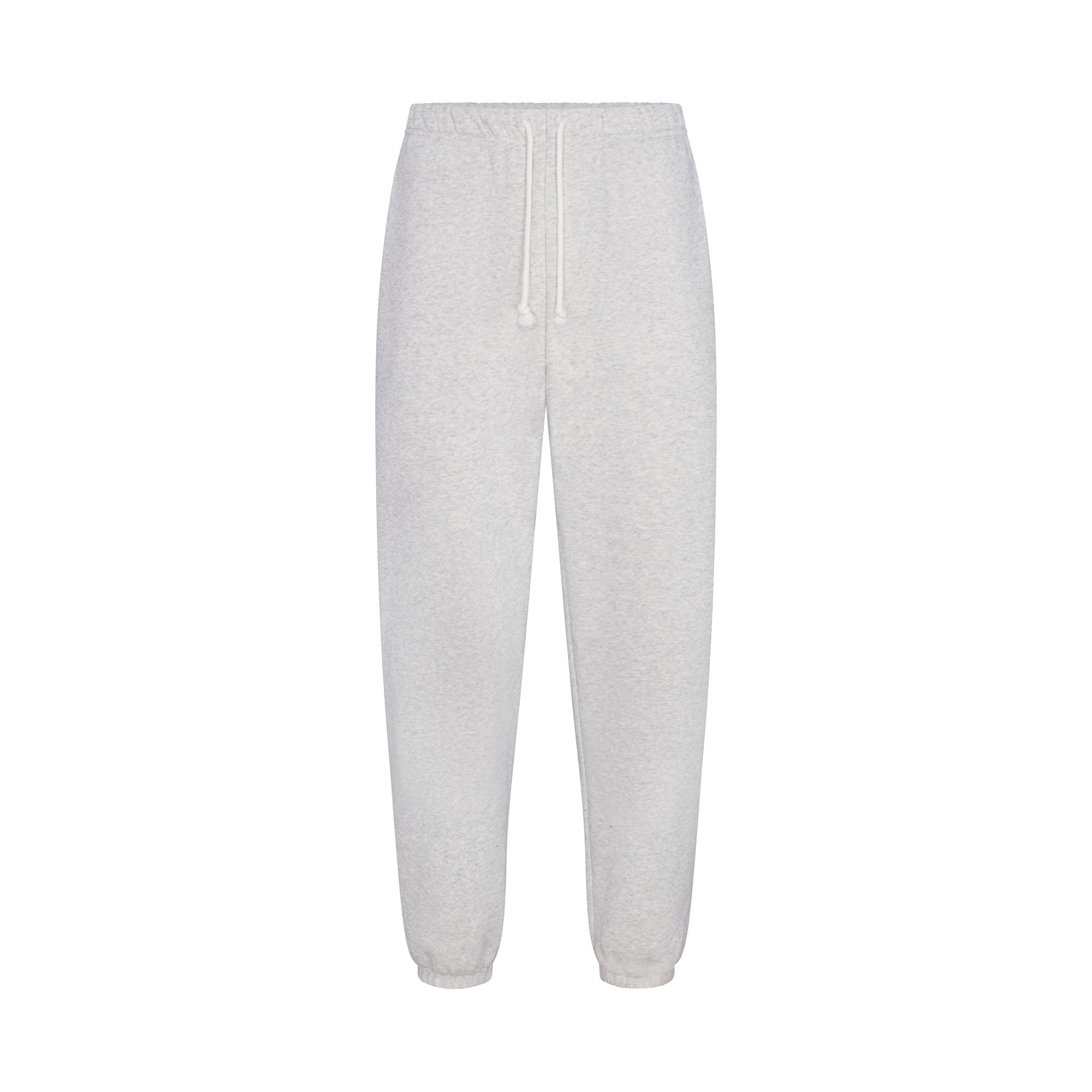 SKIMS FLEECE LOUNGE MENS RELAXED JOGGER | LIGHT HEATHER GREY