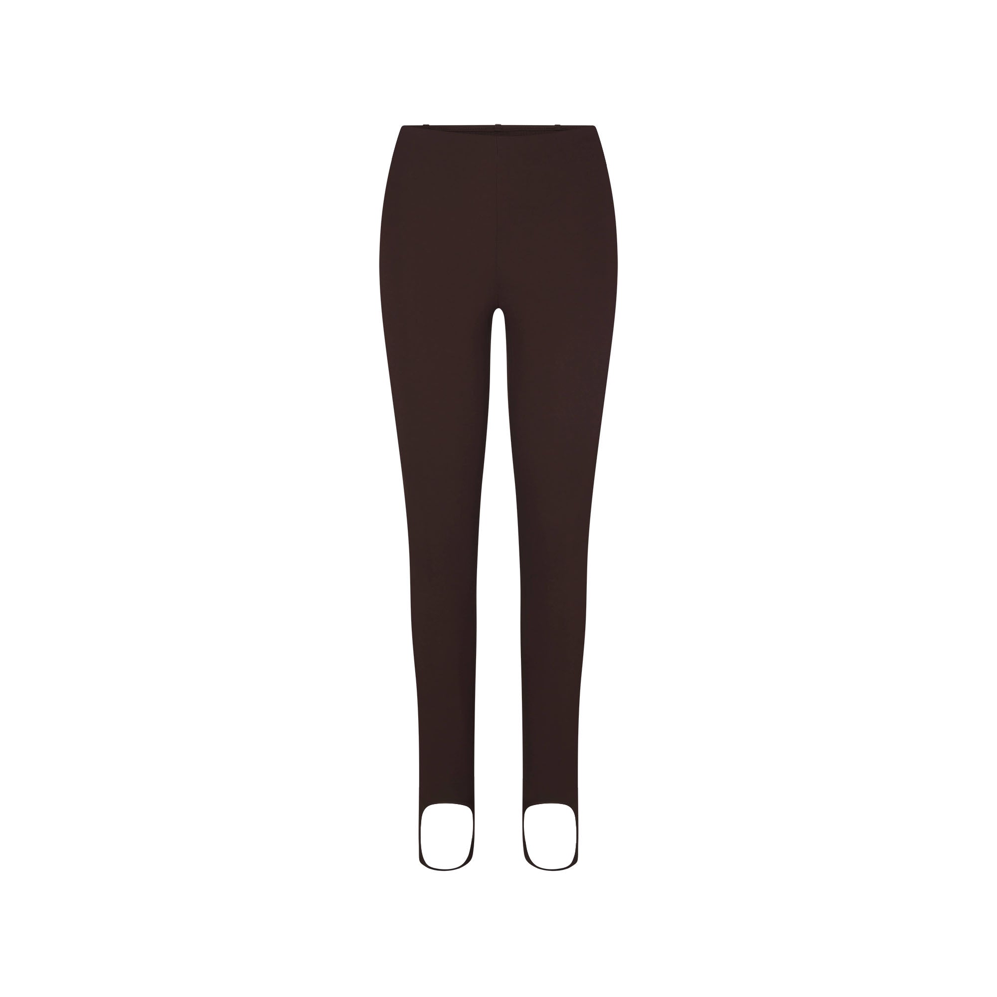 SKIMS THE ESSENTIAL COLLECTION HIGH-WAISTED STIRRUP LEGGING | ESPRESSO
