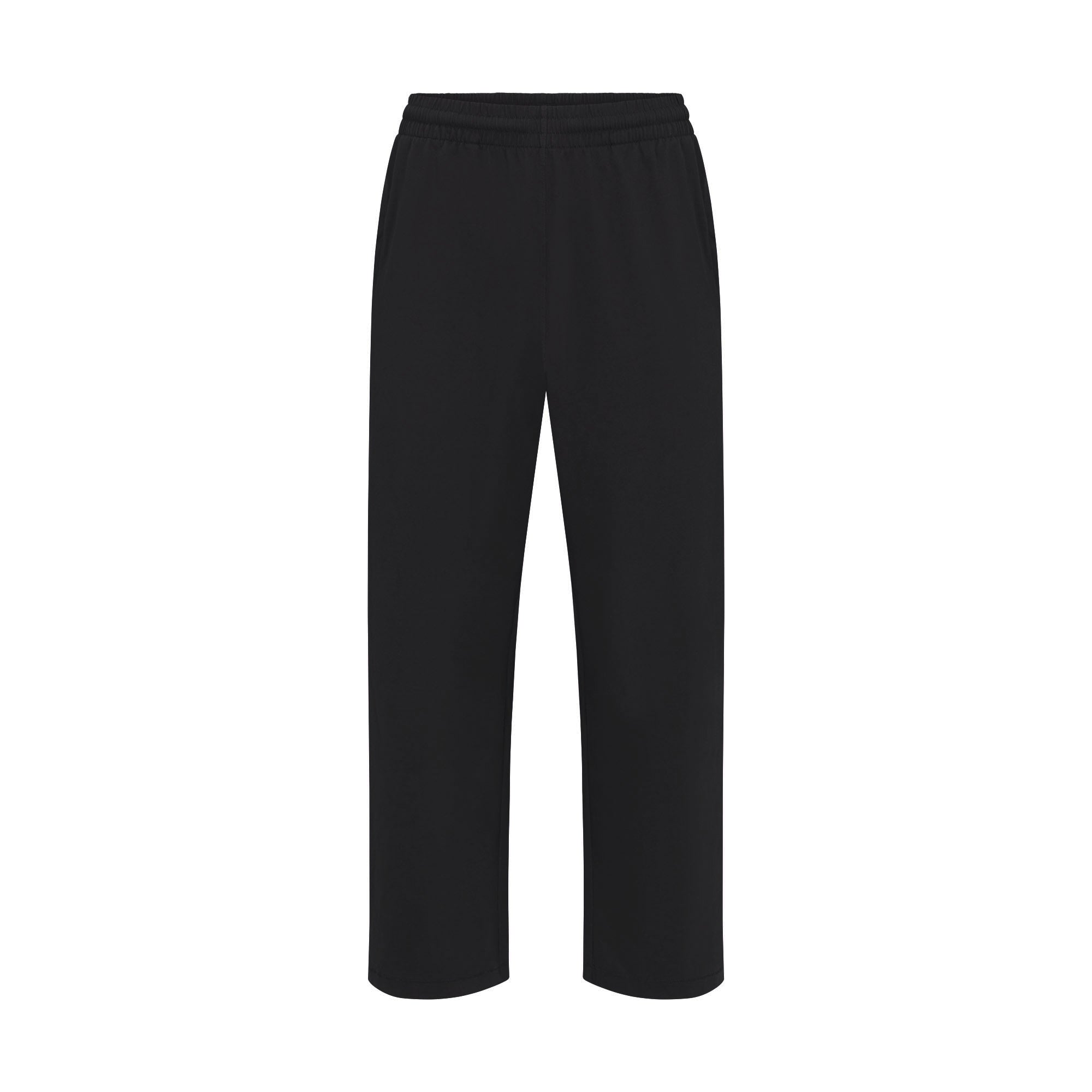 SKIMS HEAVYWEIGHT COTTON MENS RELAXED PANT | OBSIDIAN