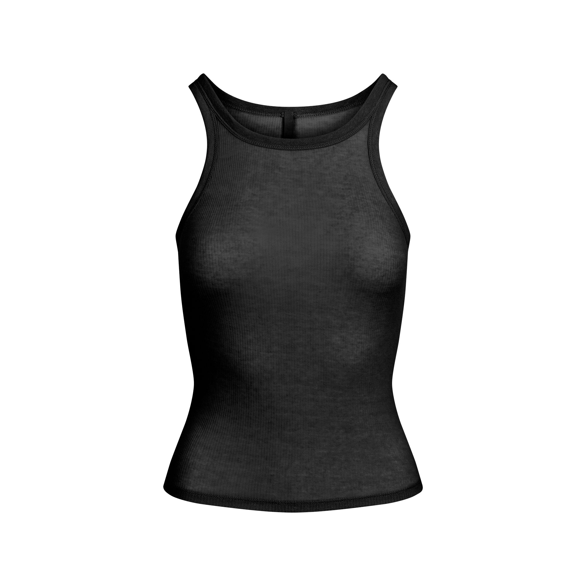SKIMS SHEER RIB TANK | SOOT