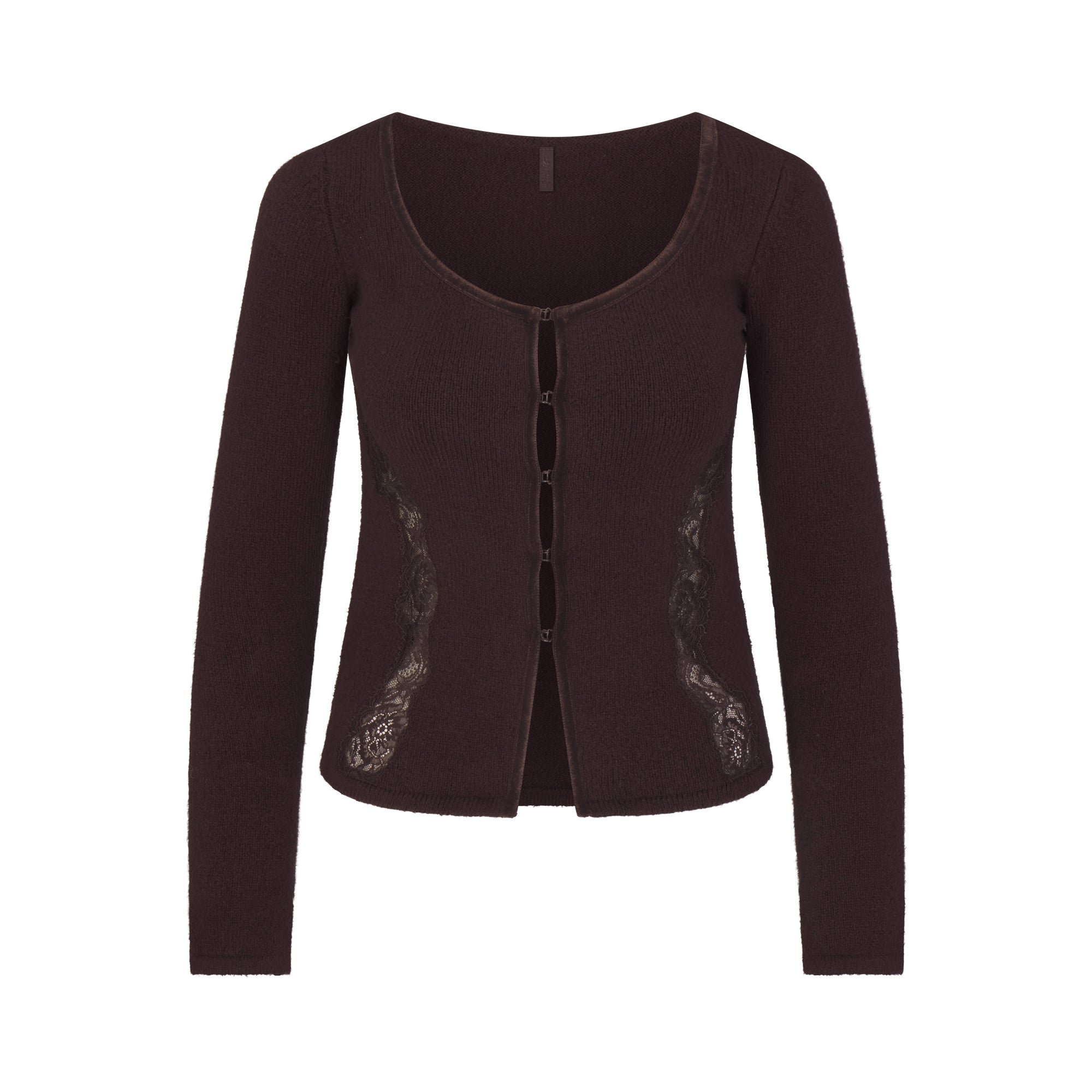 SKIMS LACE KNIT LONG SLEEVE CARDIGAN | PHOENIX