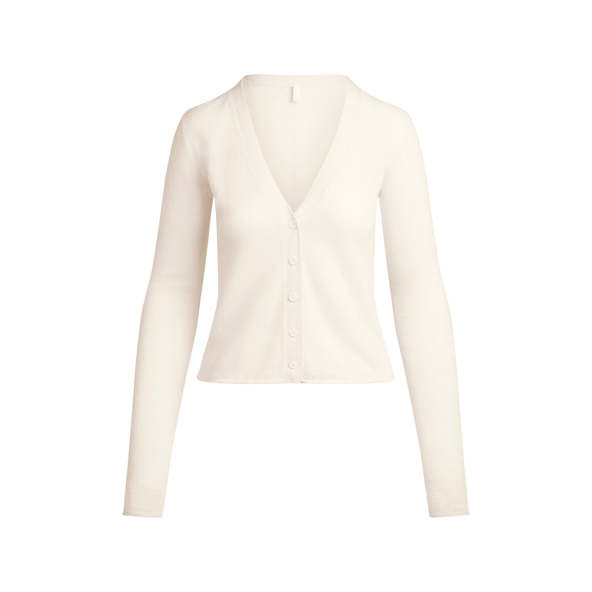 SKIMS FEATHERWEIGHT CASHMERE CARDIGAN | EGRET