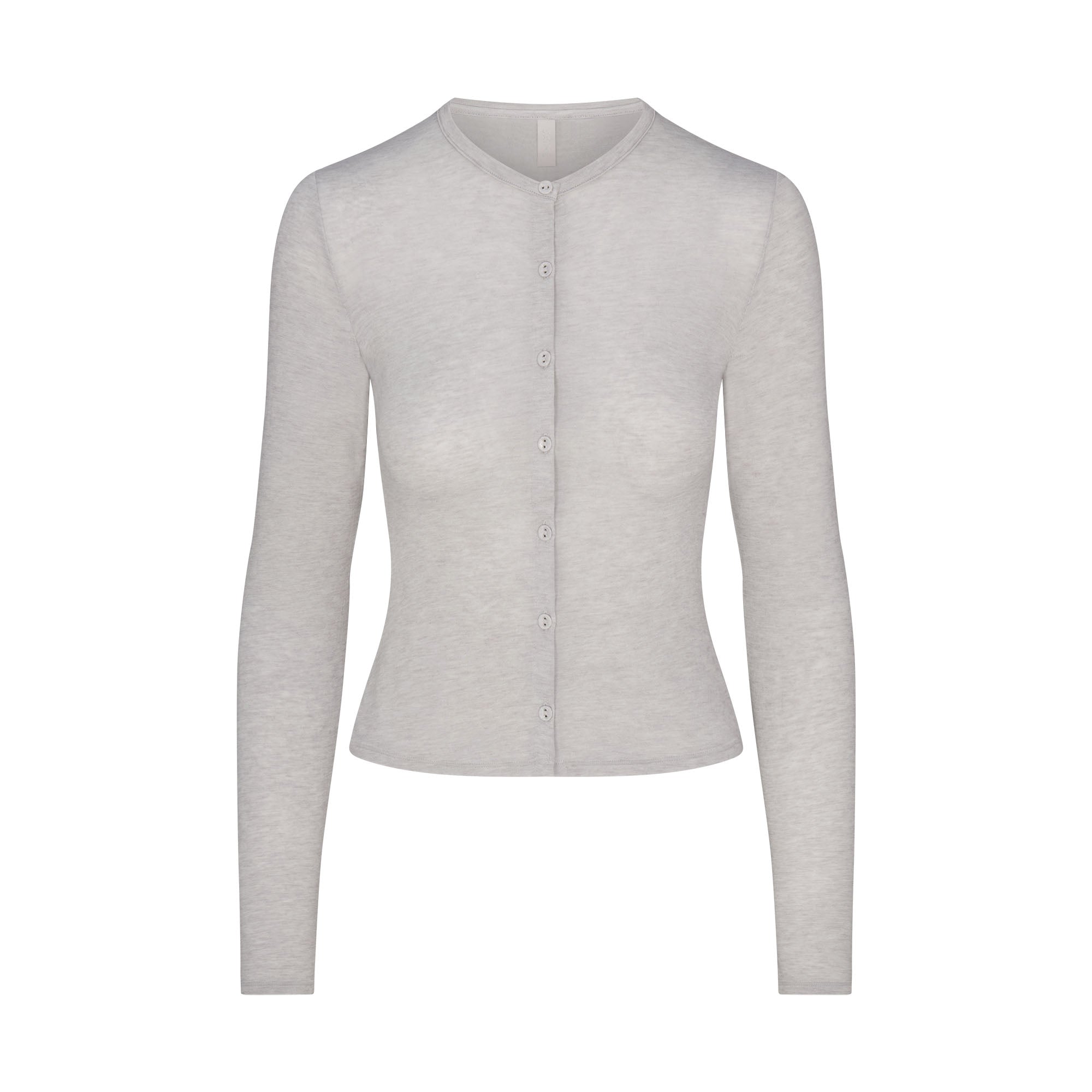 SKIMS SHEER MODAL CARDIGAN | HEATHER GREY