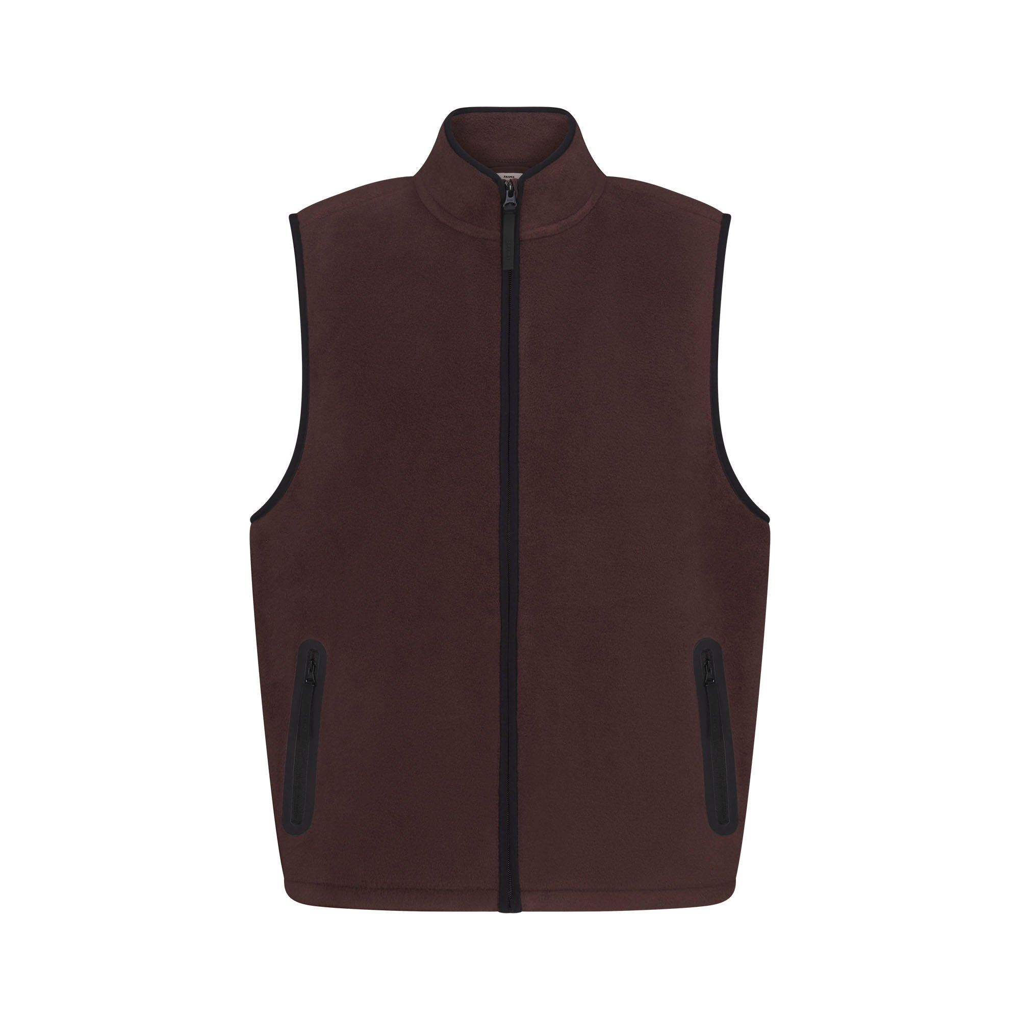 SKIMS ARCTIC FLEECE MENS VEST | ESPRESSO