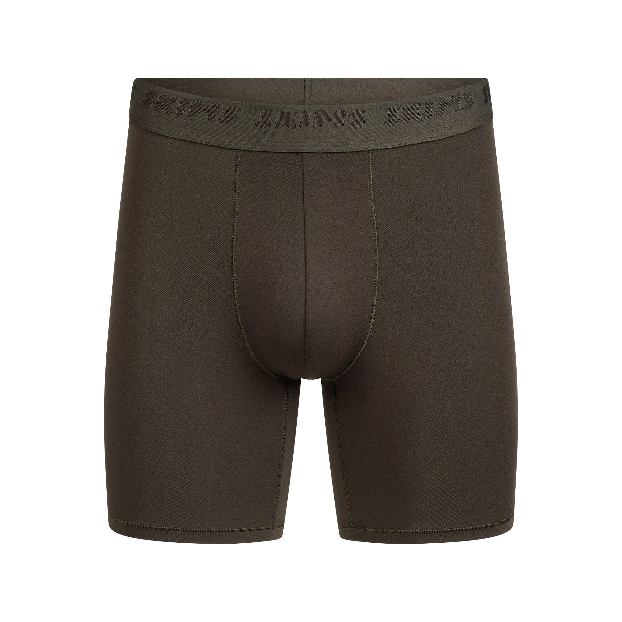SKIMS STRETCH MENS 5" BOXER BRIEF | LODEN