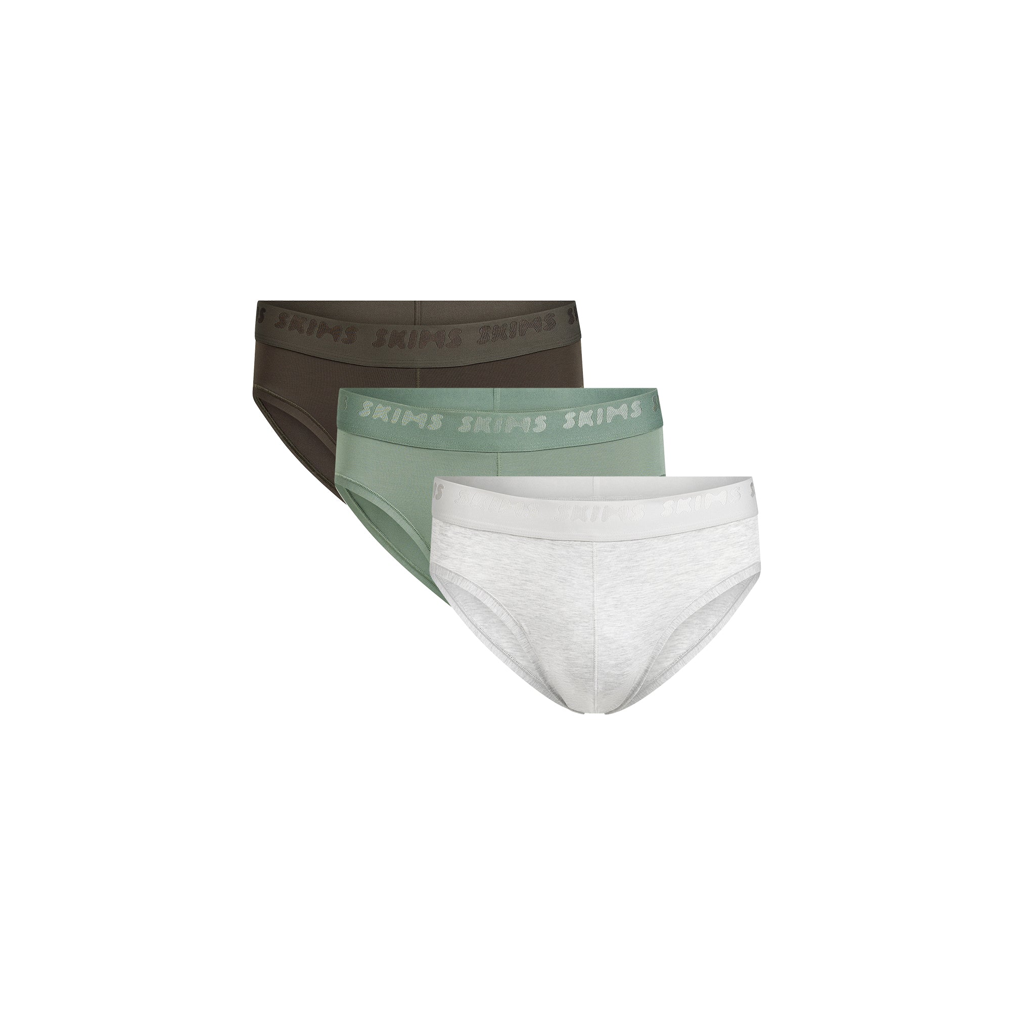 SKIMS STRETCH MENS BRIEF 3-PACK | LAUREL MULTI