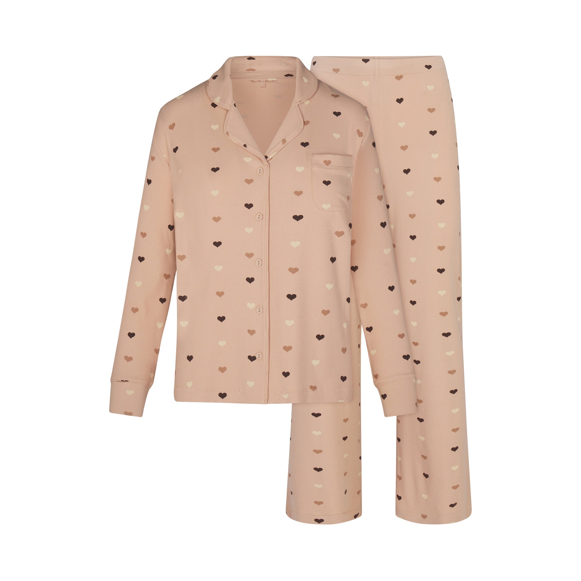 SKIMS SOFT LOUNGE SLEEP SET | MICA MINI HEART HALFDROP