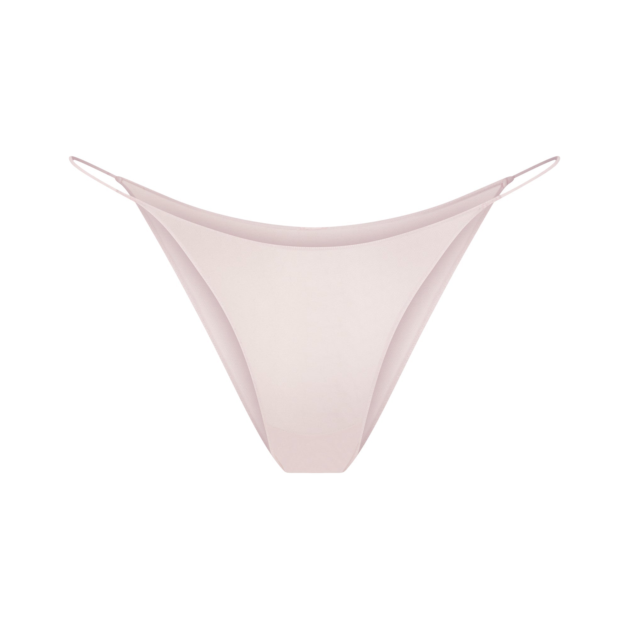 SKIMS ULTRA FINE MESH STRING BIKINI | BARELY PINK
