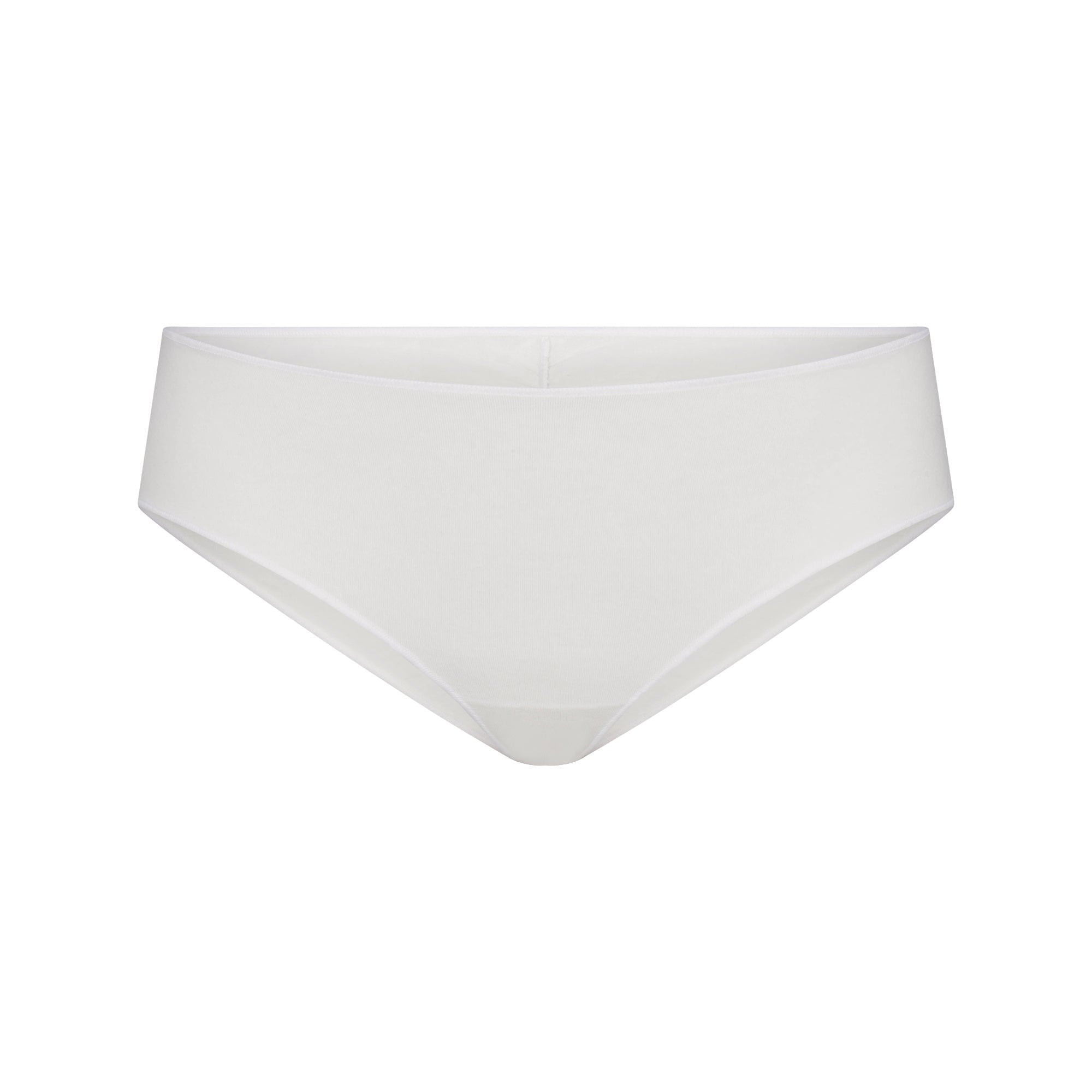 SKIMS LIGHTWEIGHT COTTON RUCHED BACK HIPSTER | MARBLE TONAL