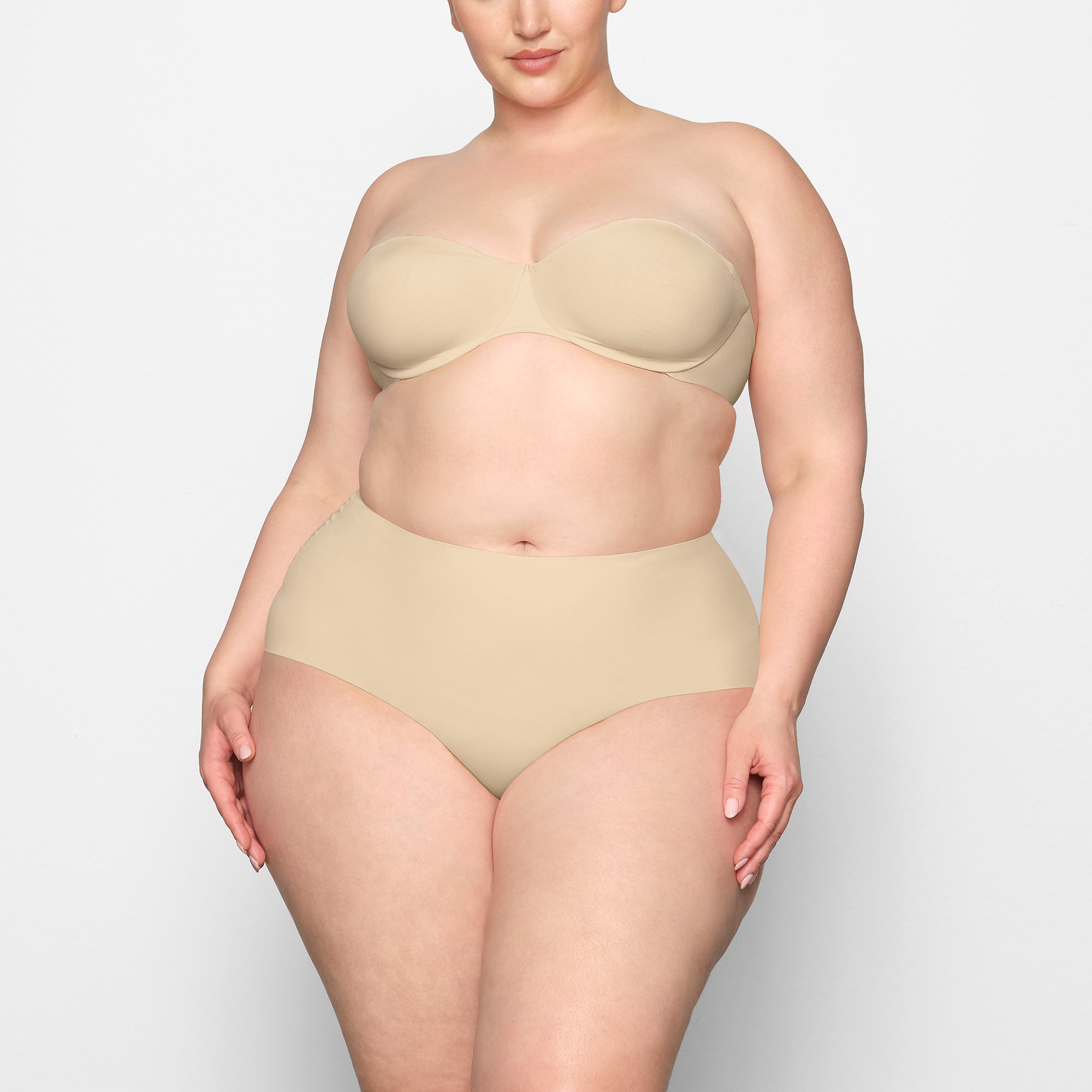 SKIMS SMOOTHING INTIMATES HIGH-WAISTED BRIEF | SAND