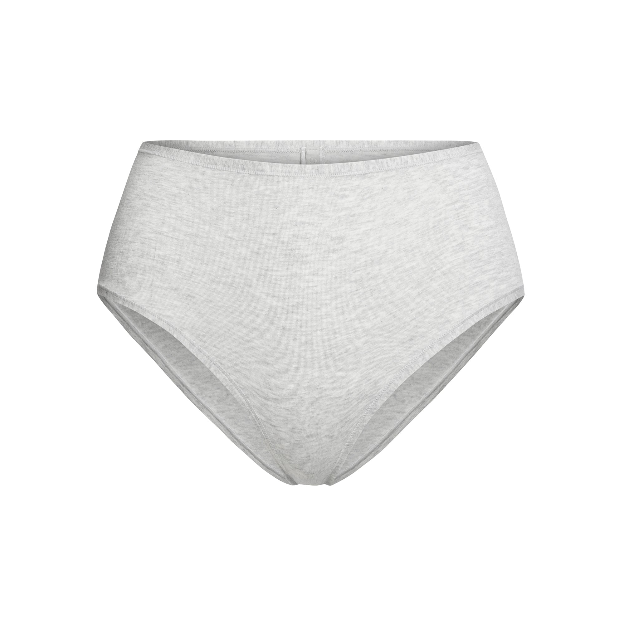 SKIMS COTTON JERSEY FULL BRIEF | LIGHT HEATHER GREY