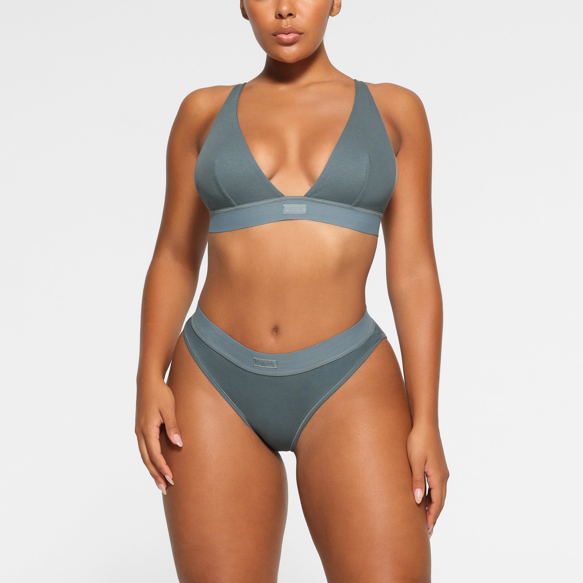 SKIMS COTTON RIB BRIEF | KYANITE