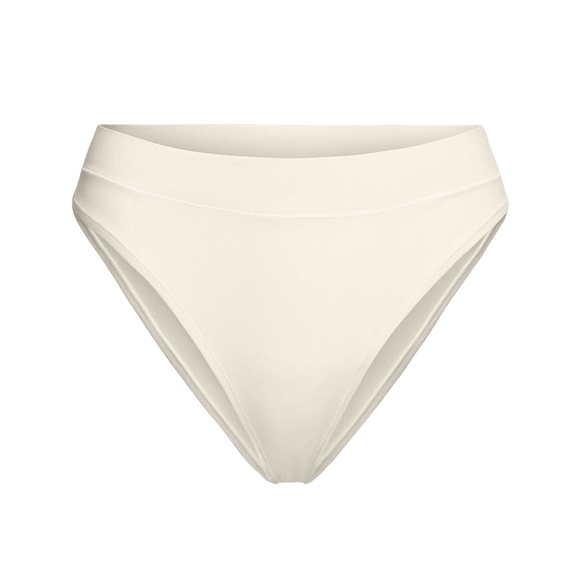 SKIMS COTTON JERSEY CHEEKY TANGA | BONE