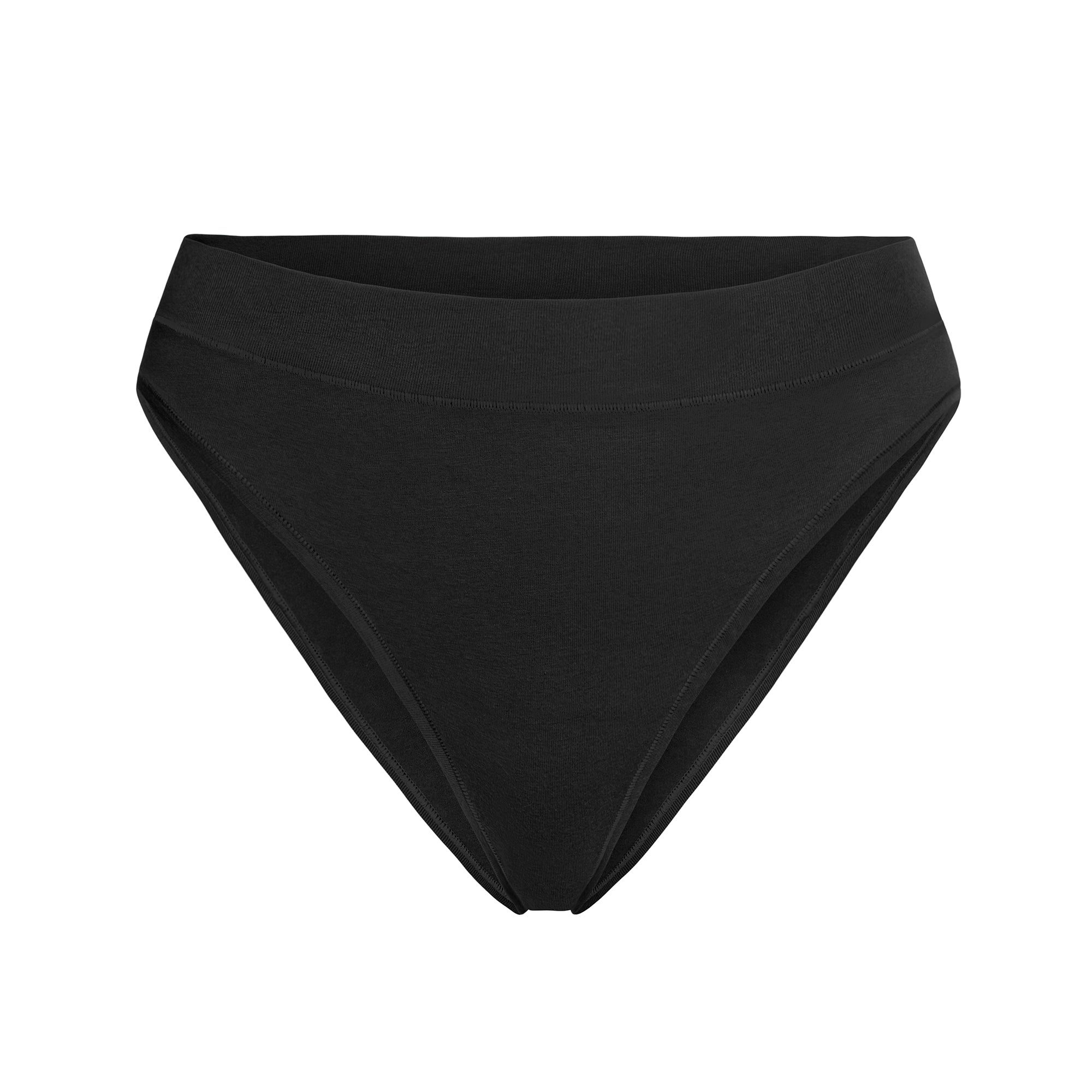 SKIMS COTTON JERSEY CHEEKY TANGA | SOOT