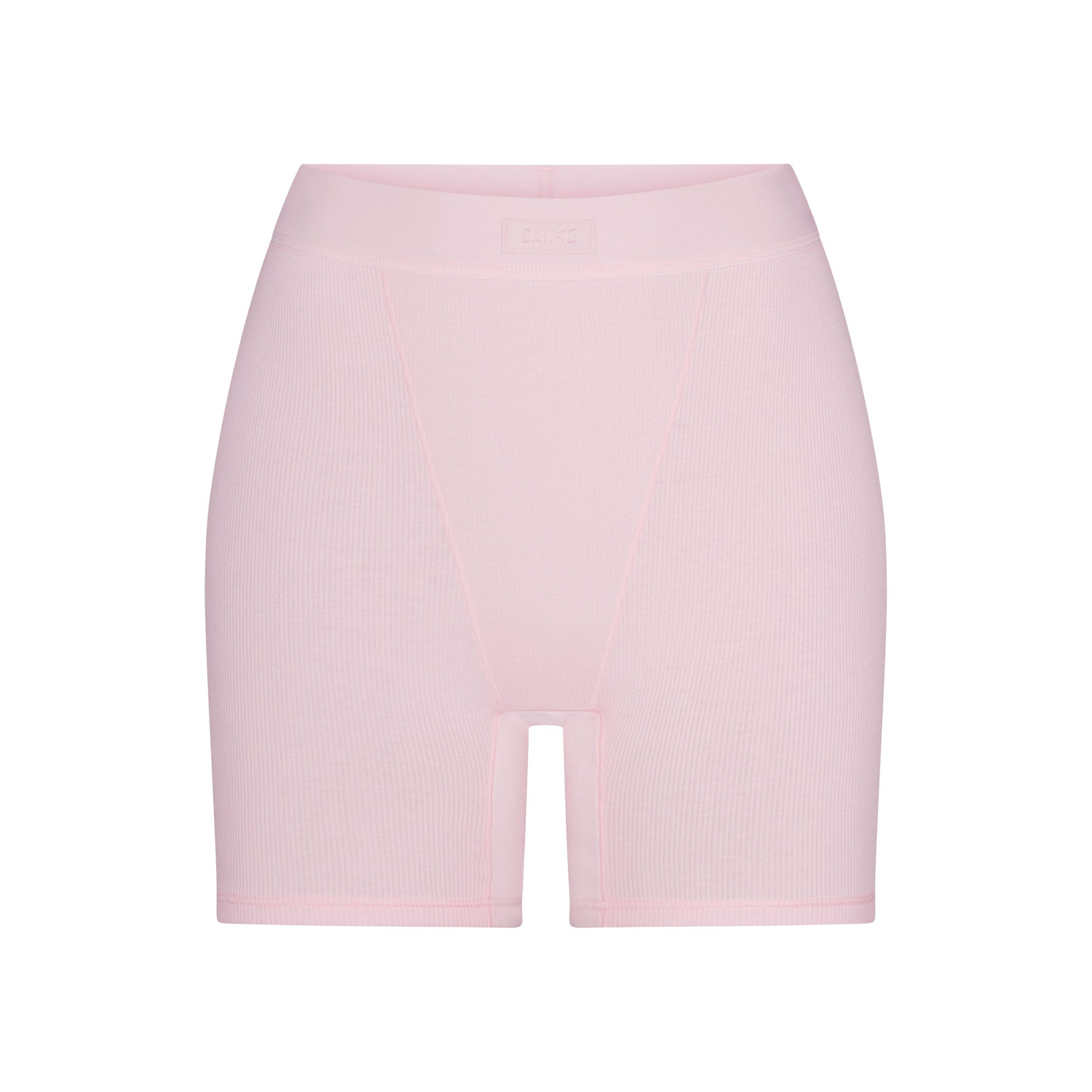 SKIMS COTTON RIB BOXER | CHERRY BLOSSOM