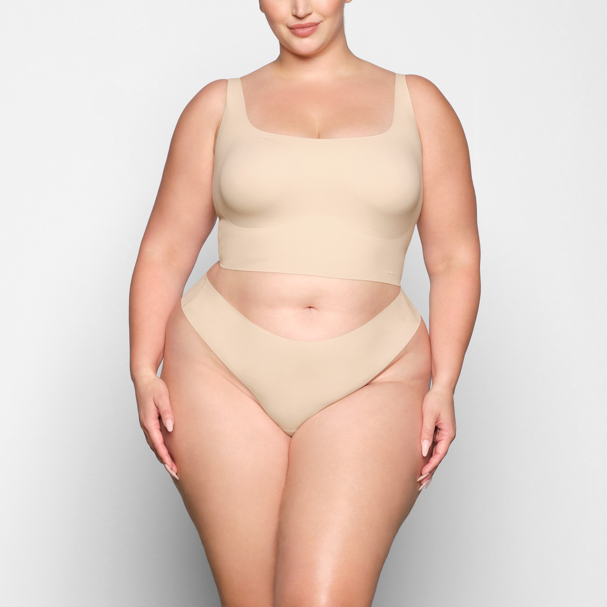 SKIMS NAKED DIPPED THONG | SAND