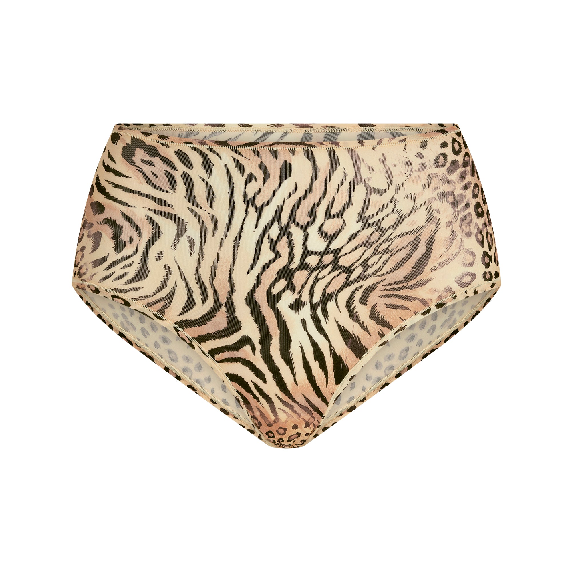 SKIMS FITS EVERYBODY FULL BRIEF | SAND MULTI ANIMAL