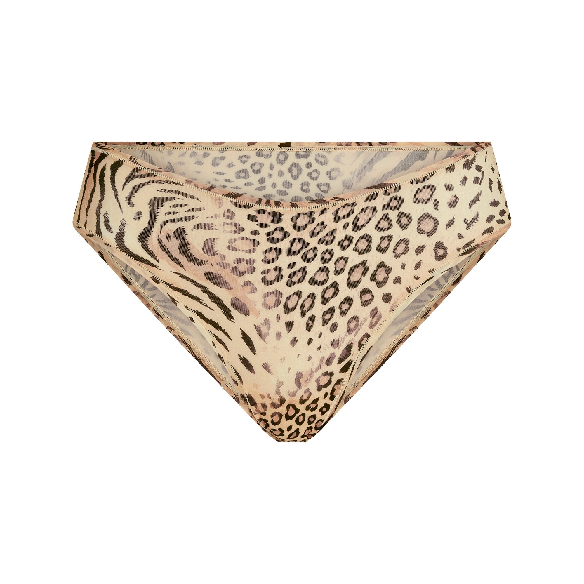 SKIMS FITS EVERYBODY CHEEKY BRIEF | SAND MULTI ANIMAL