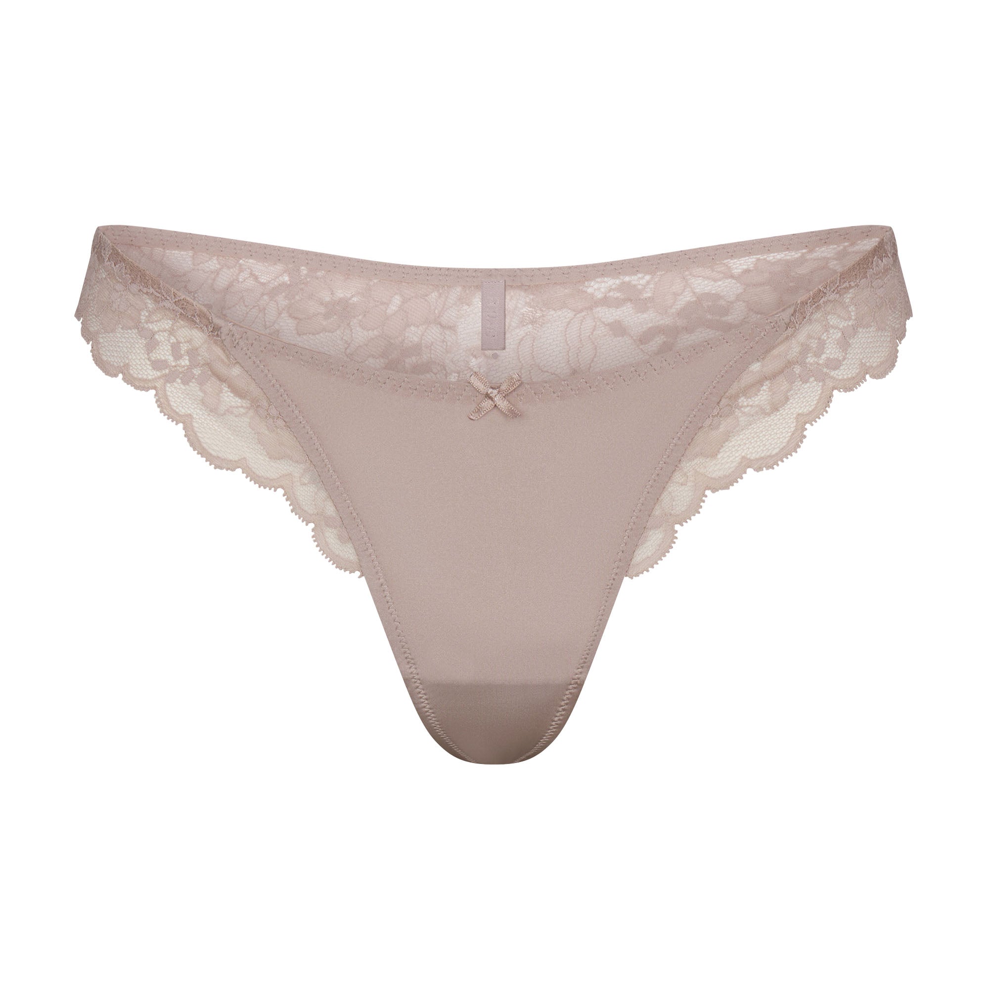 SKIMS LACE THONG | FAWN