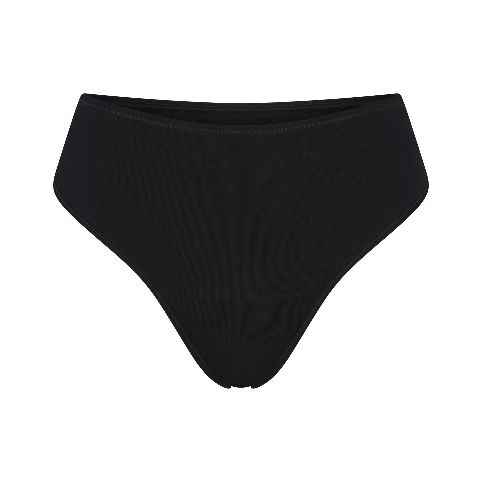 SKIMS PERIOD PANTIES THONG | OBSIDIAN