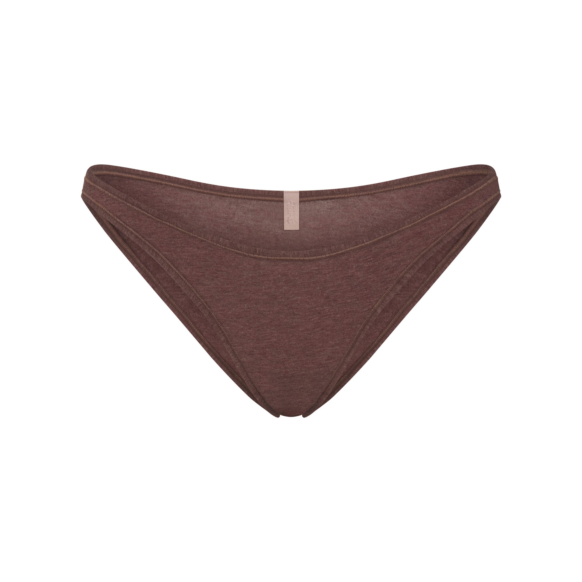SKIMS EVERYDAY COTTON BIKINI | COCOA HEATHER