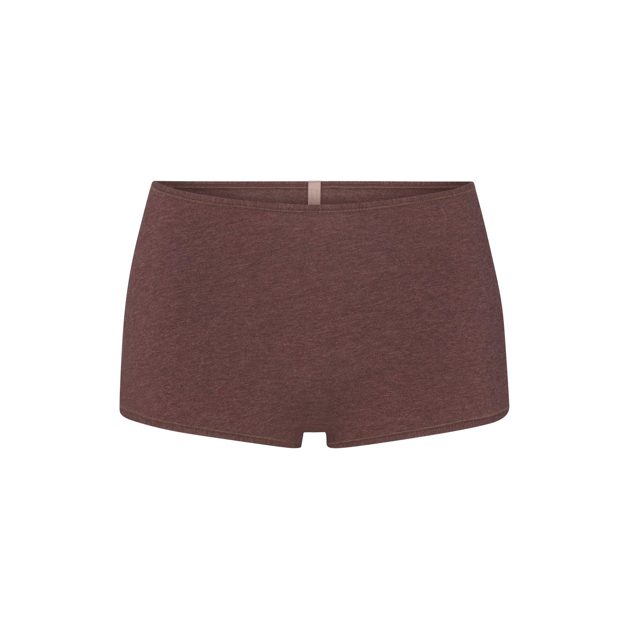 SKIMS EVERYDAY COTTON BOY SHORT | COCOA HEATHER