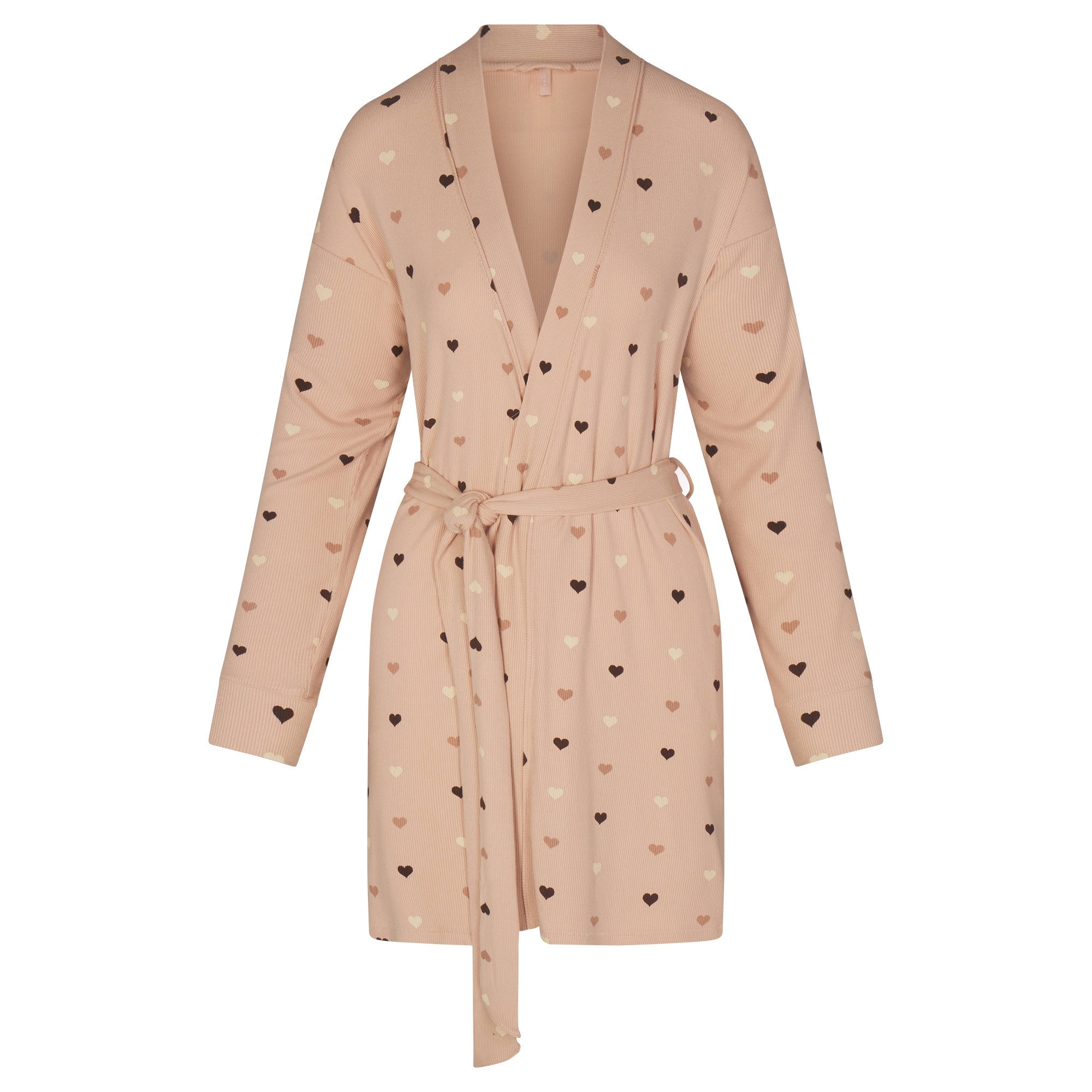 SKIMS SOFT LOUNGE ROBE | MICA MINI HEART HALFDROP