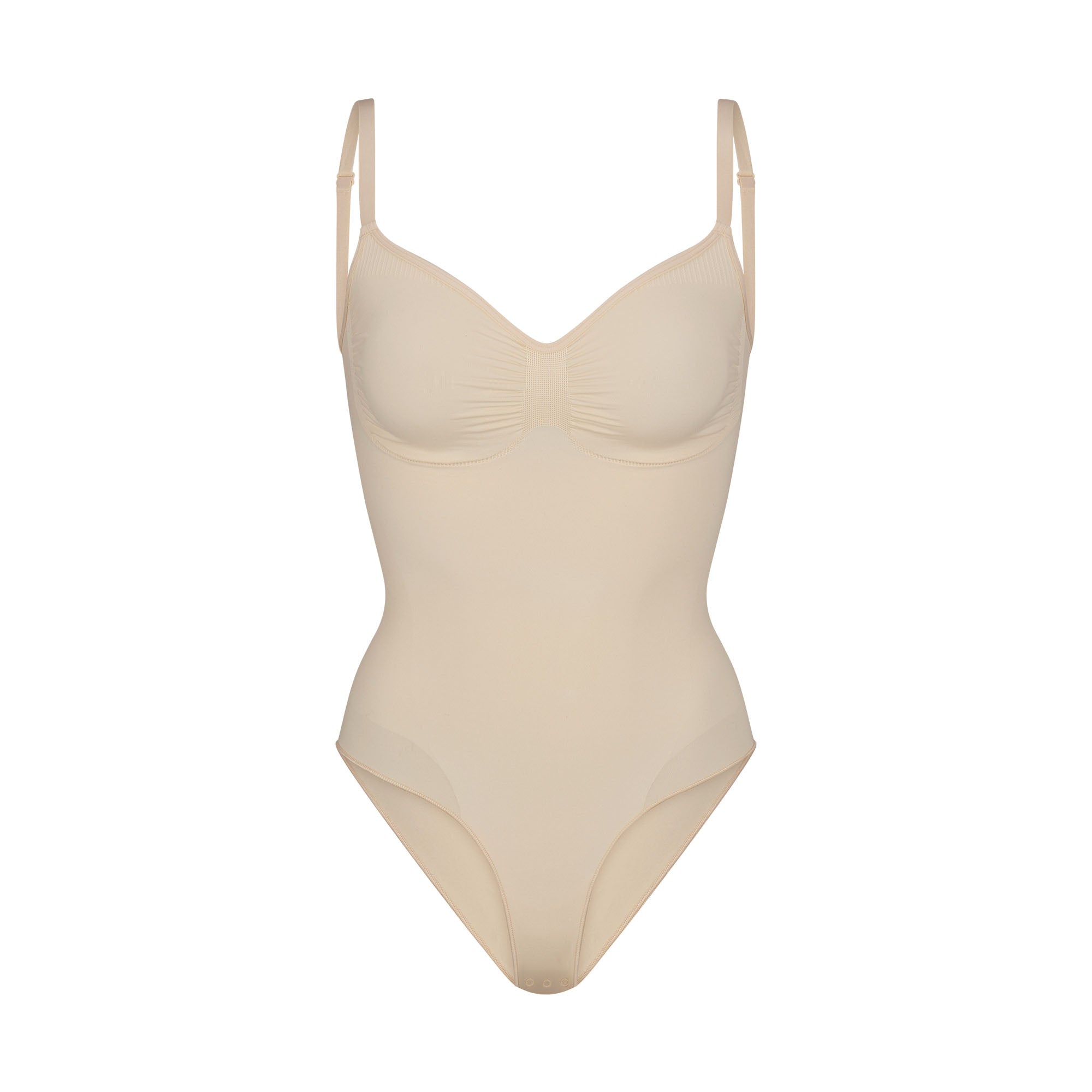 SKIMS SEAMLESS SCULPT BRIEF BODYSUIT | SAND