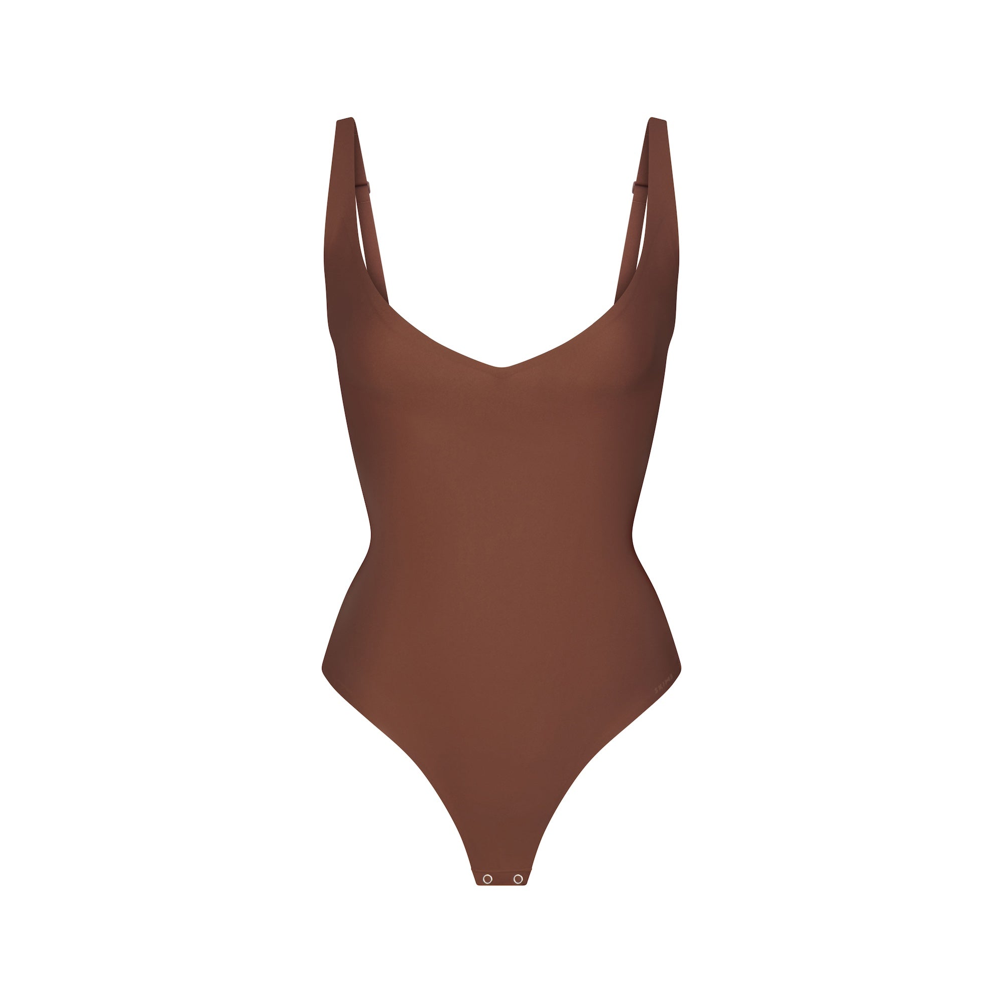 SKIMS BODY CORE SCULPT PLUNGE THONG BODYSUIT | JASPER