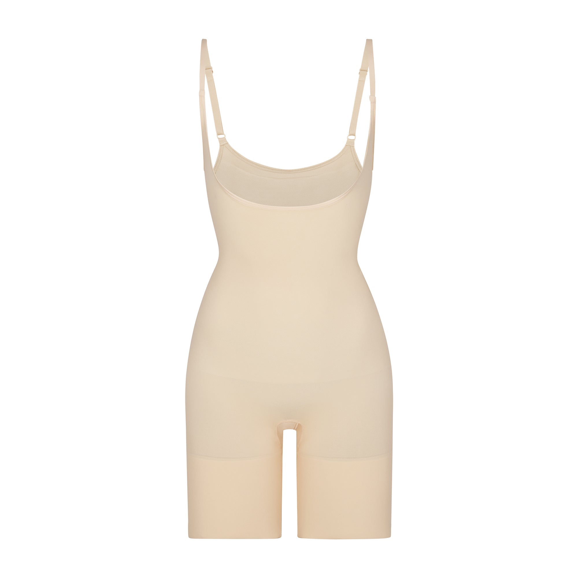 SKIMS SEAMLESS SCULPT BUTT LIFTING OPEN BUST BODYSUIT | SAND