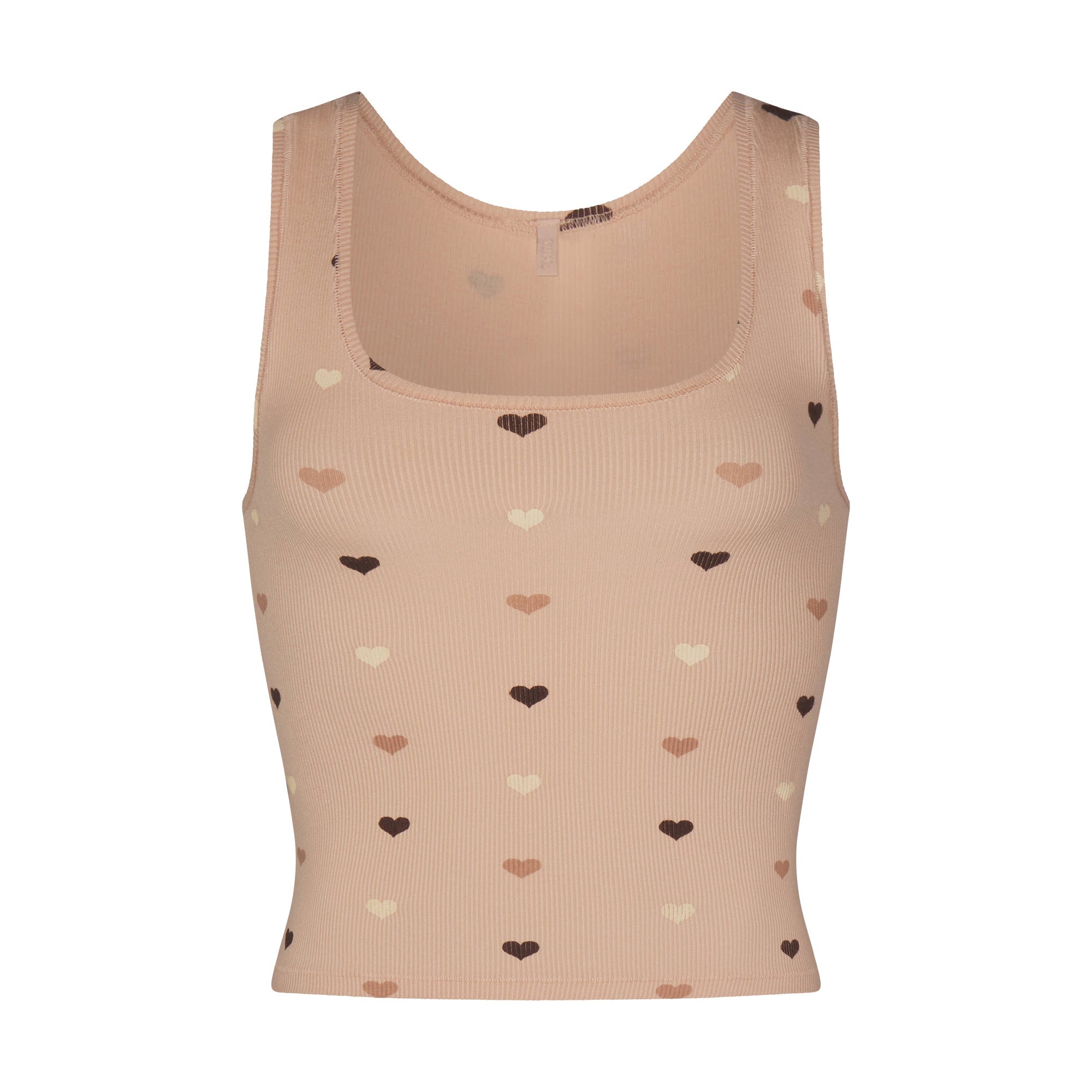 SKIMS SOFT LOUNGE TANK | MICA MINI HEART HALFDROP