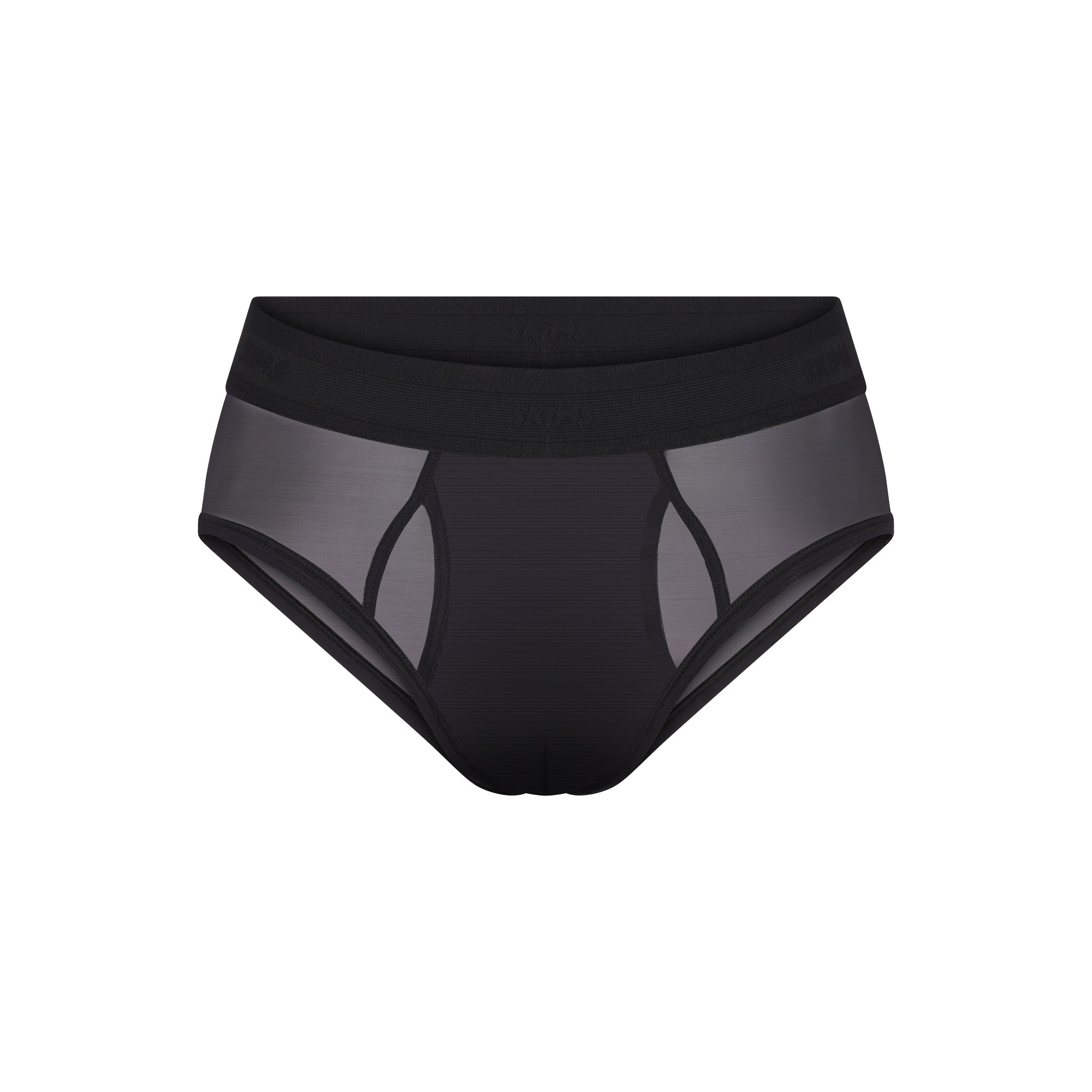 SKIMS MESH MENS BRIEF | OBSIDIAN