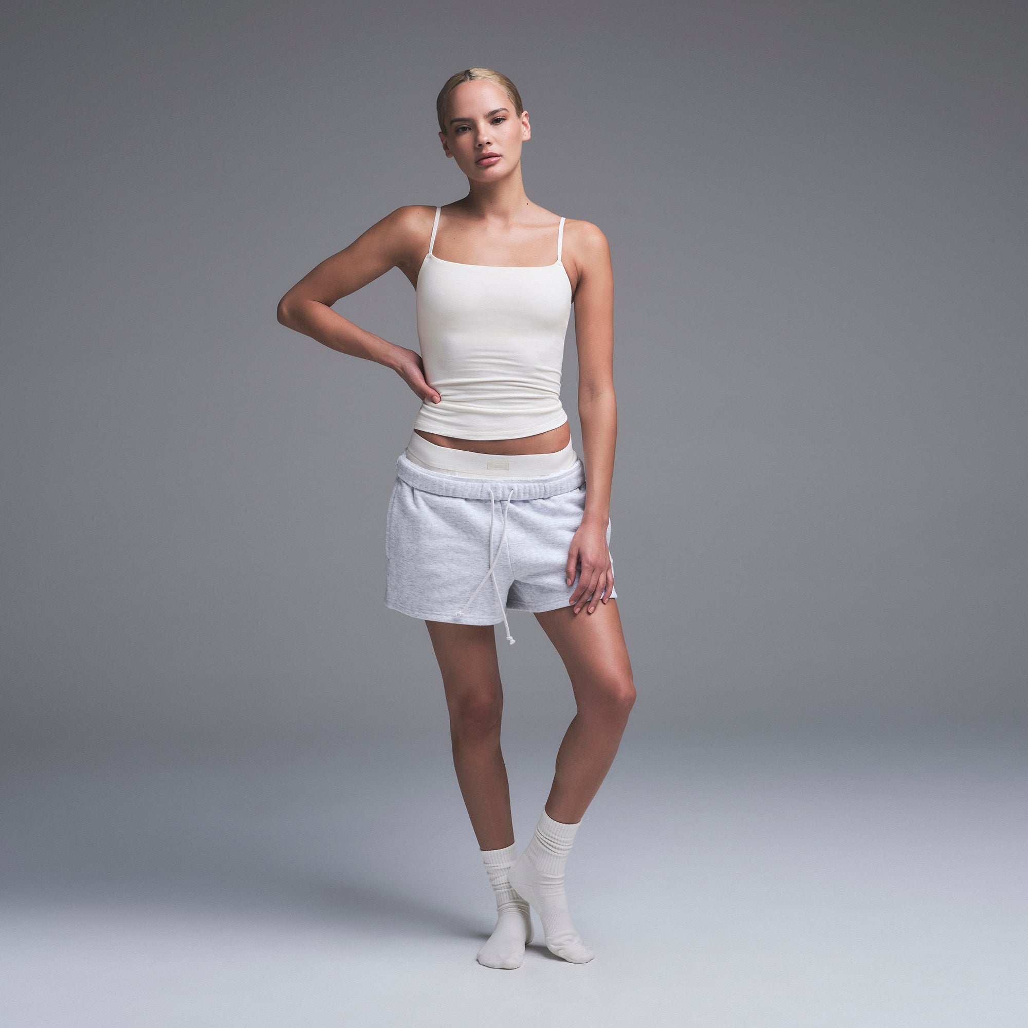 SKIMS COTTON JERSEY CAMI | MARBLE