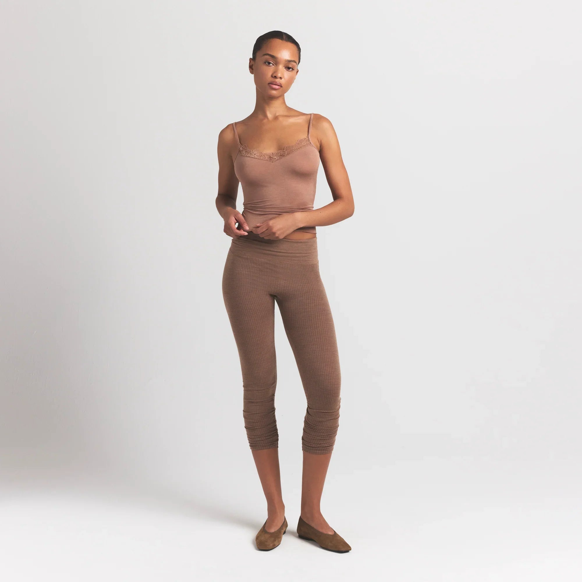 SKIMS SHEER MODAL LACE CAMI | SIENNA