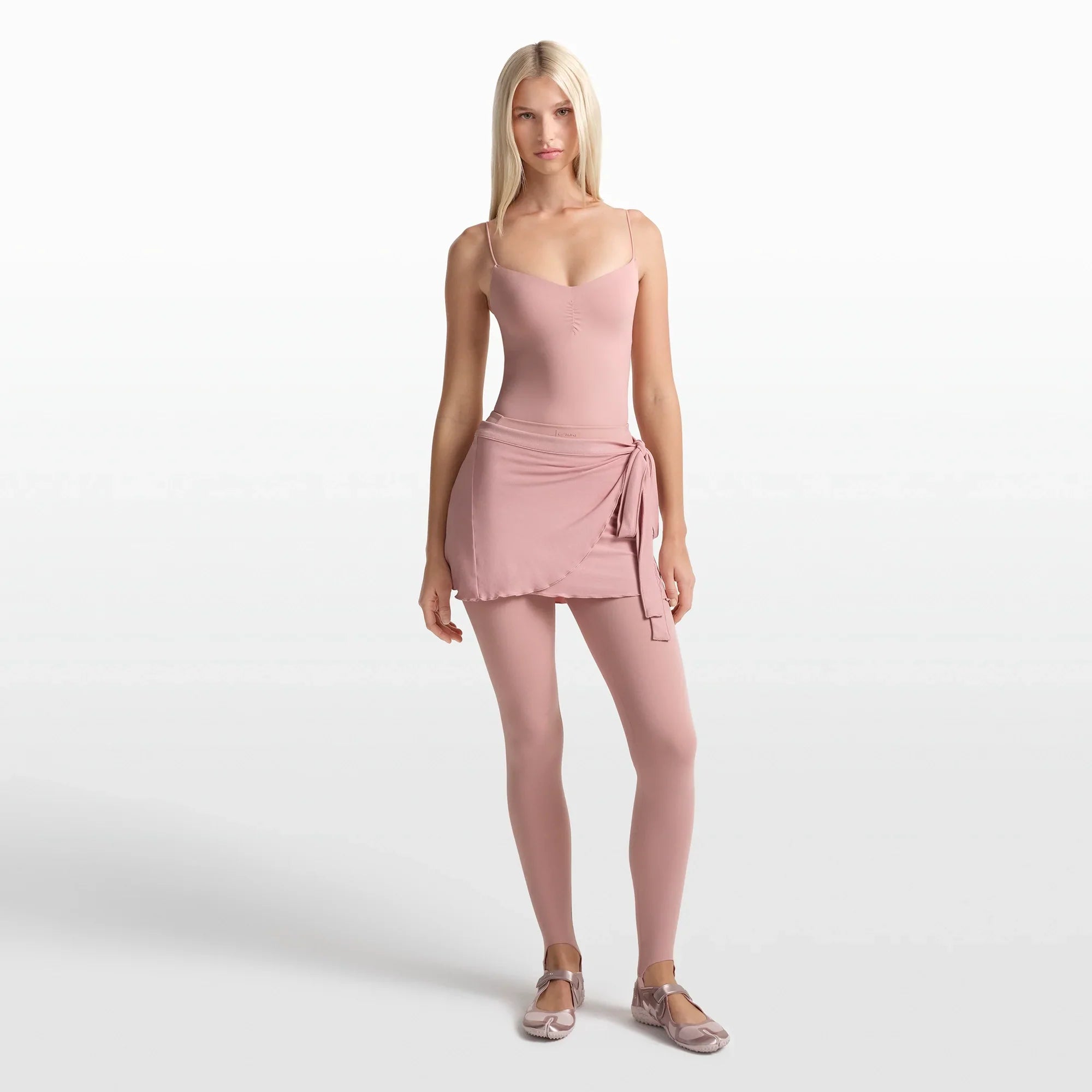 NikeSKIMS MATTE SHIRRED FRONT TANK | HIMALAYAN