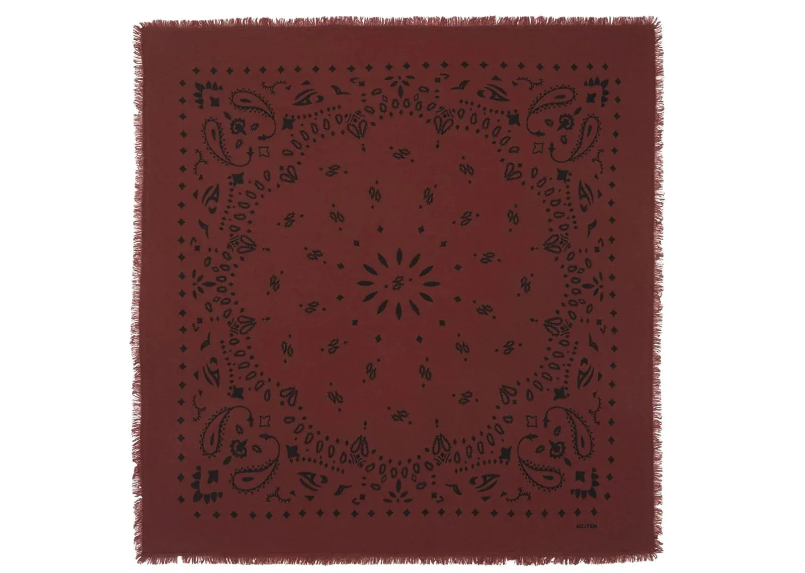 Kujten Small Bandana Hachi Earth Burgundy - My Suti