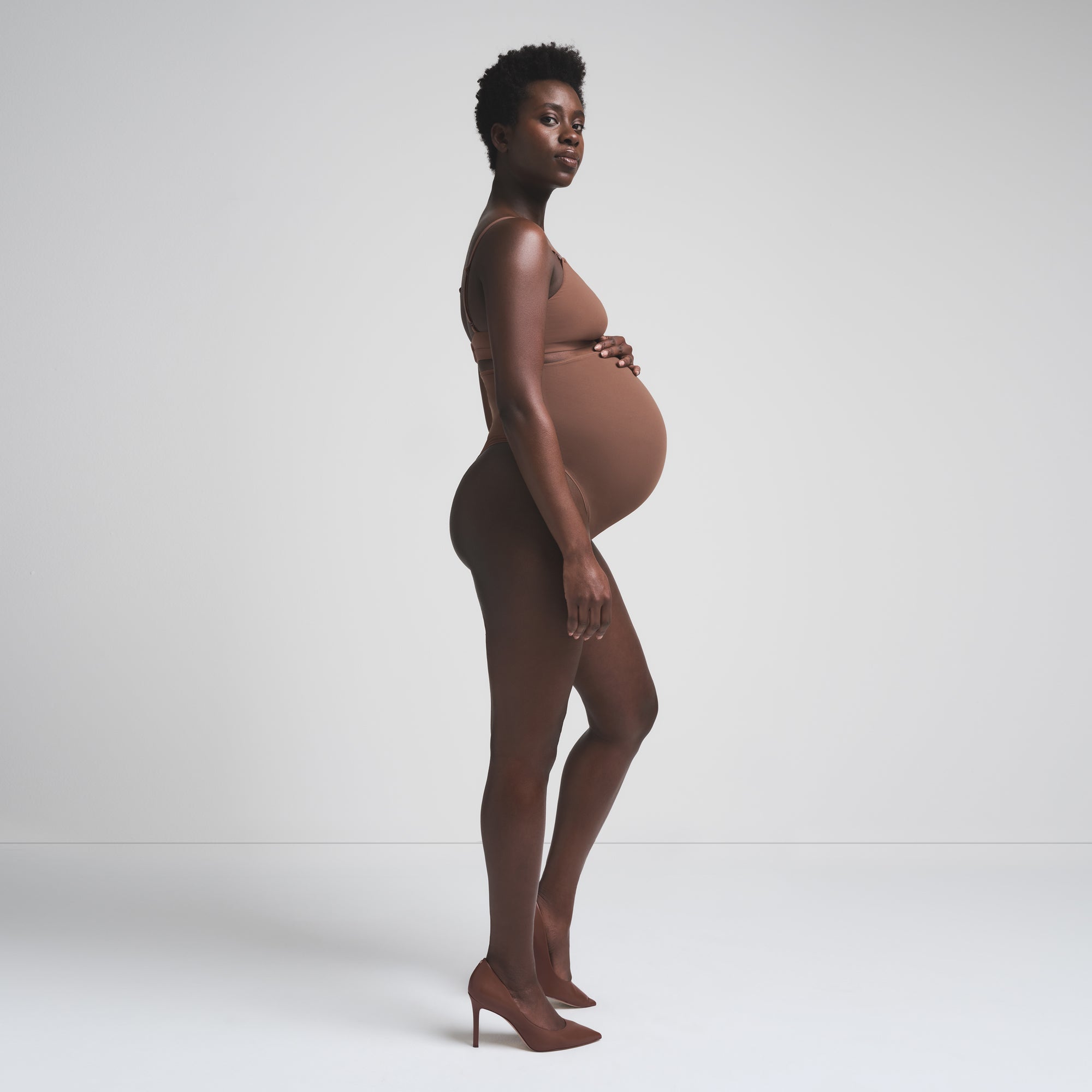 SKIMS FITS EVERYBODY MATERNITY HIGH-WAISTED THONG | JASPER