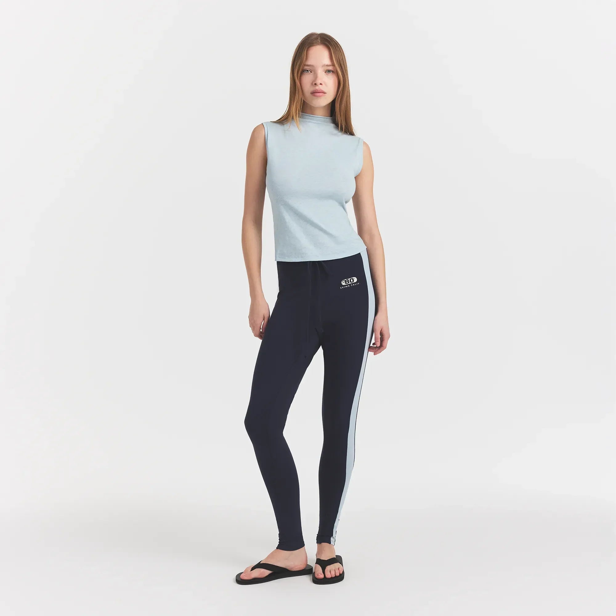 SKIMS WORN IN JERSEY MOCK NECK TANK | OPAL