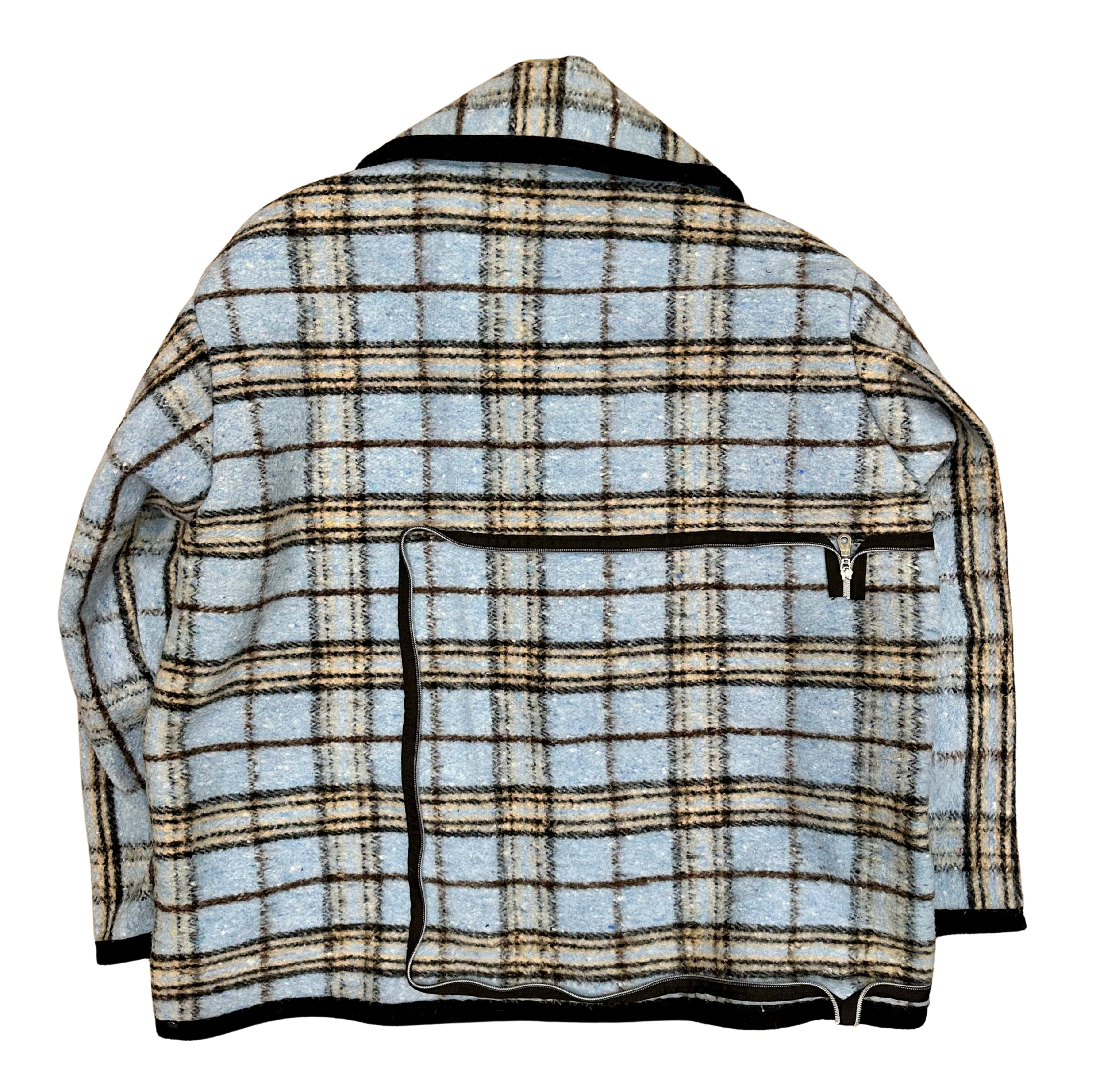 Cointel The Frostline Plaid Coat N Tote