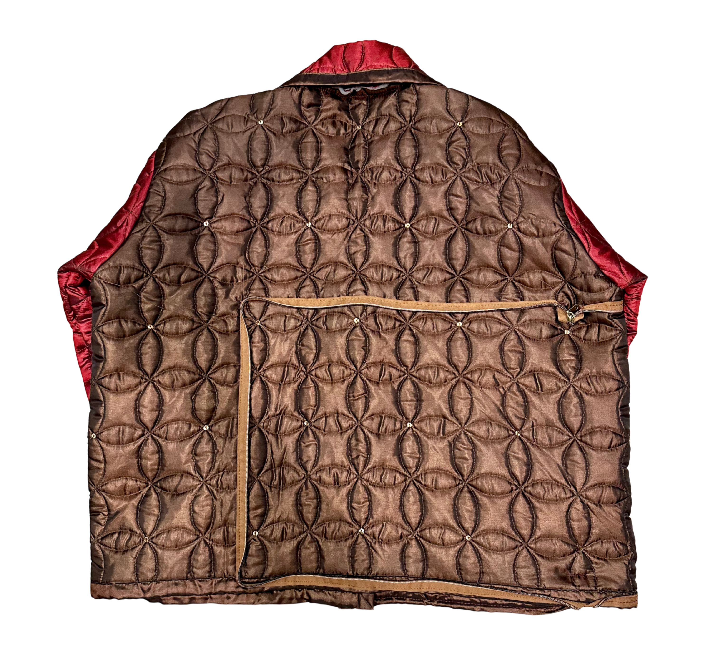 Cointel The Crimson Alloy Quilt Coat N Tote