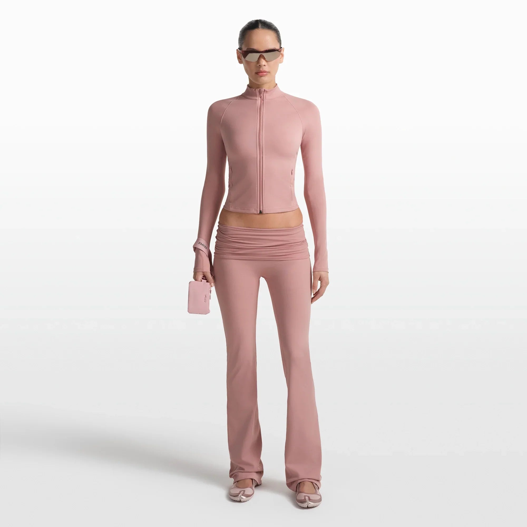 NikeSKIMS MATTE MOCK NECK FULL ZIP JACKET | HIMALAYAN