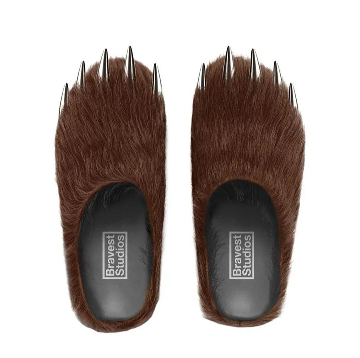 BROWN BEAR CLAW MULES - My Suti