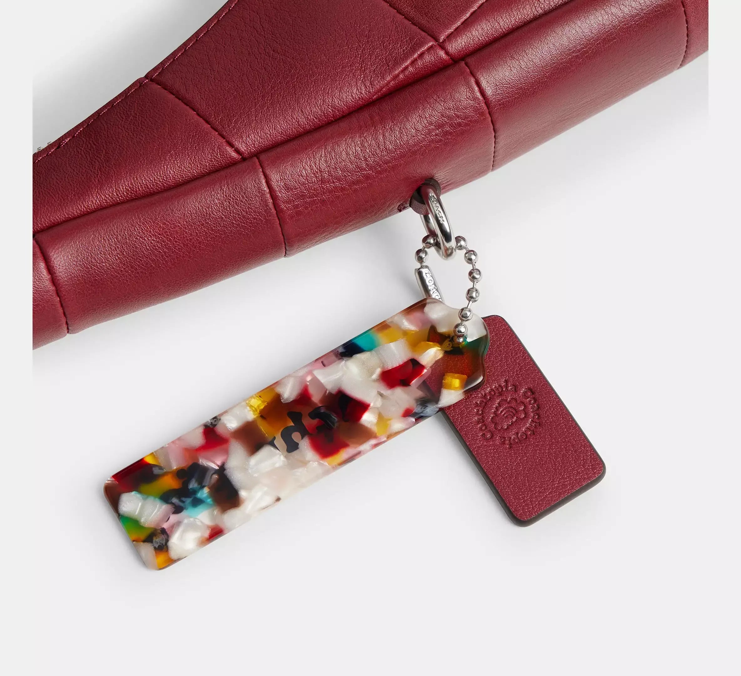 Coach Alter/Ego Crescent Shoulder Bag In Upcrafted Leather - Dark Ruby - My Suti