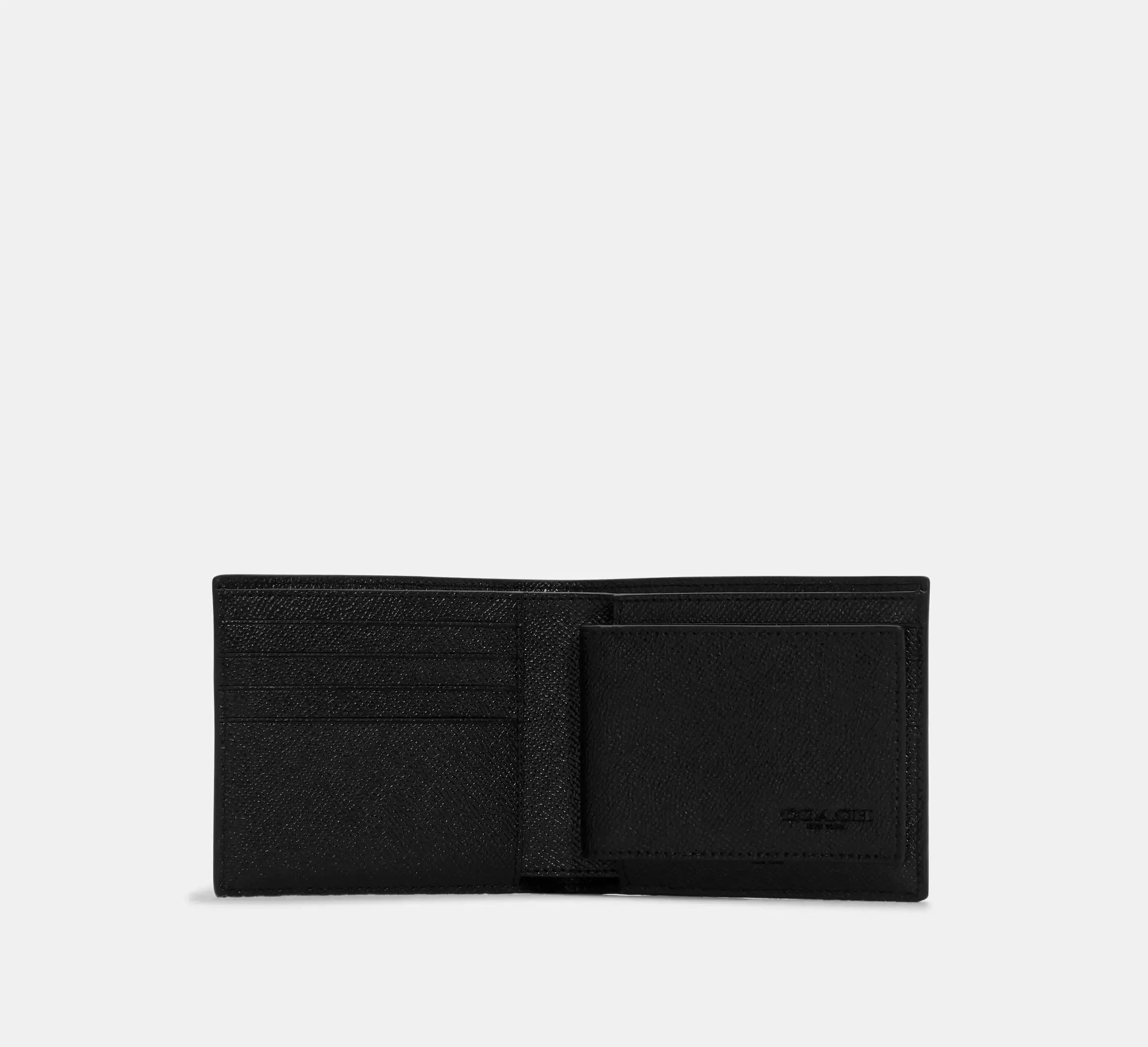 Coach 3-In-1 Wallet - Black - My Suti