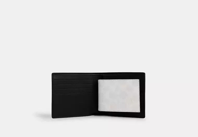 Coach 3 In 1 Wallet In Signature - Chalk & Black - My Suti