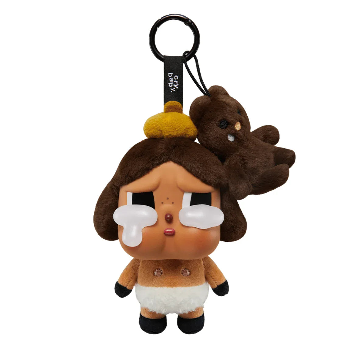 POP MART CRYBABY CRYING AGAIN BABY BROWN (GİZLİ VERSİYON) YÜZ PELUŞ FİGÜR - My Suti