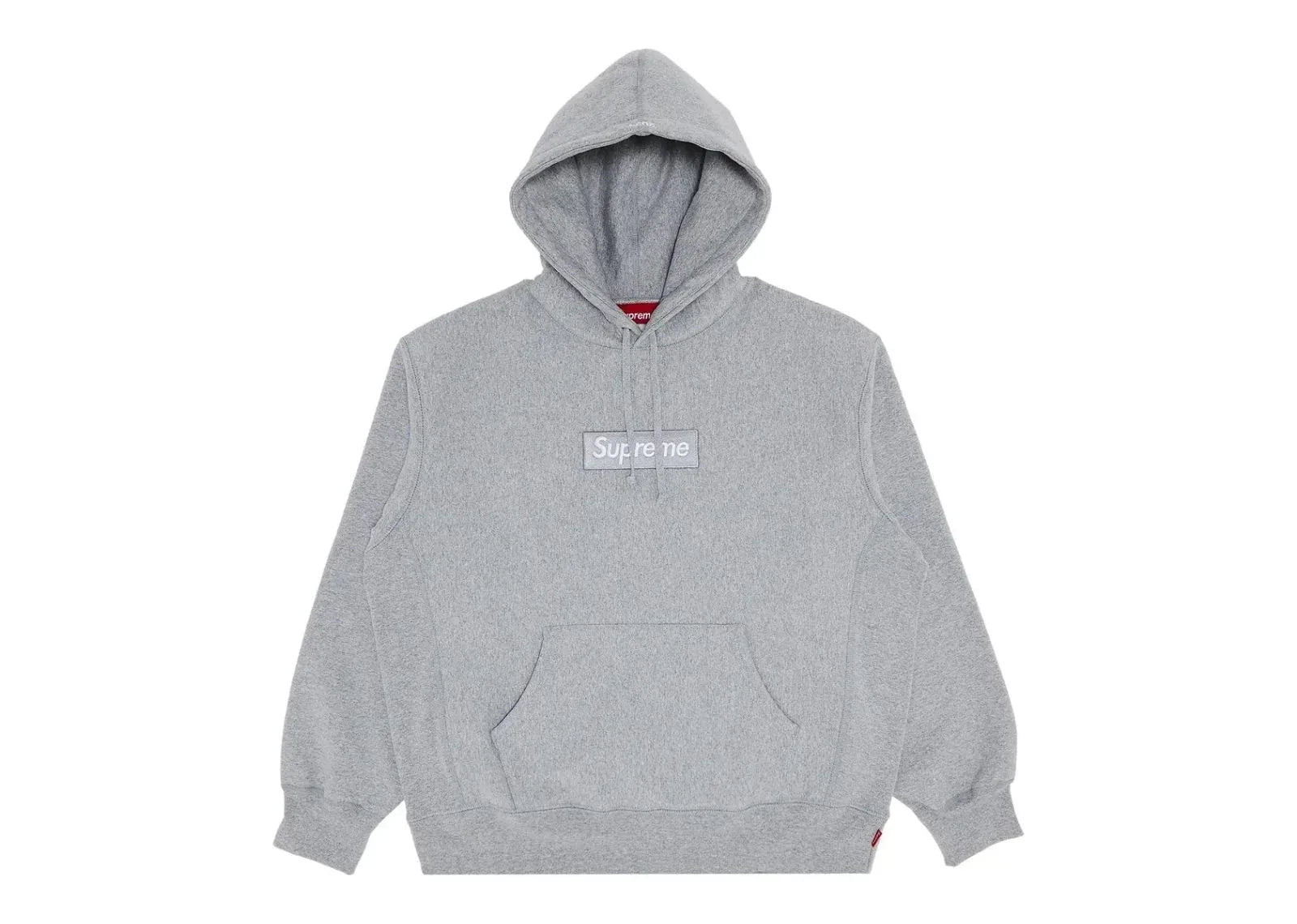 Supreme Box Logo Hooded Sweatshirt Sweatshirt (FW24) Heather Grey - My Suti